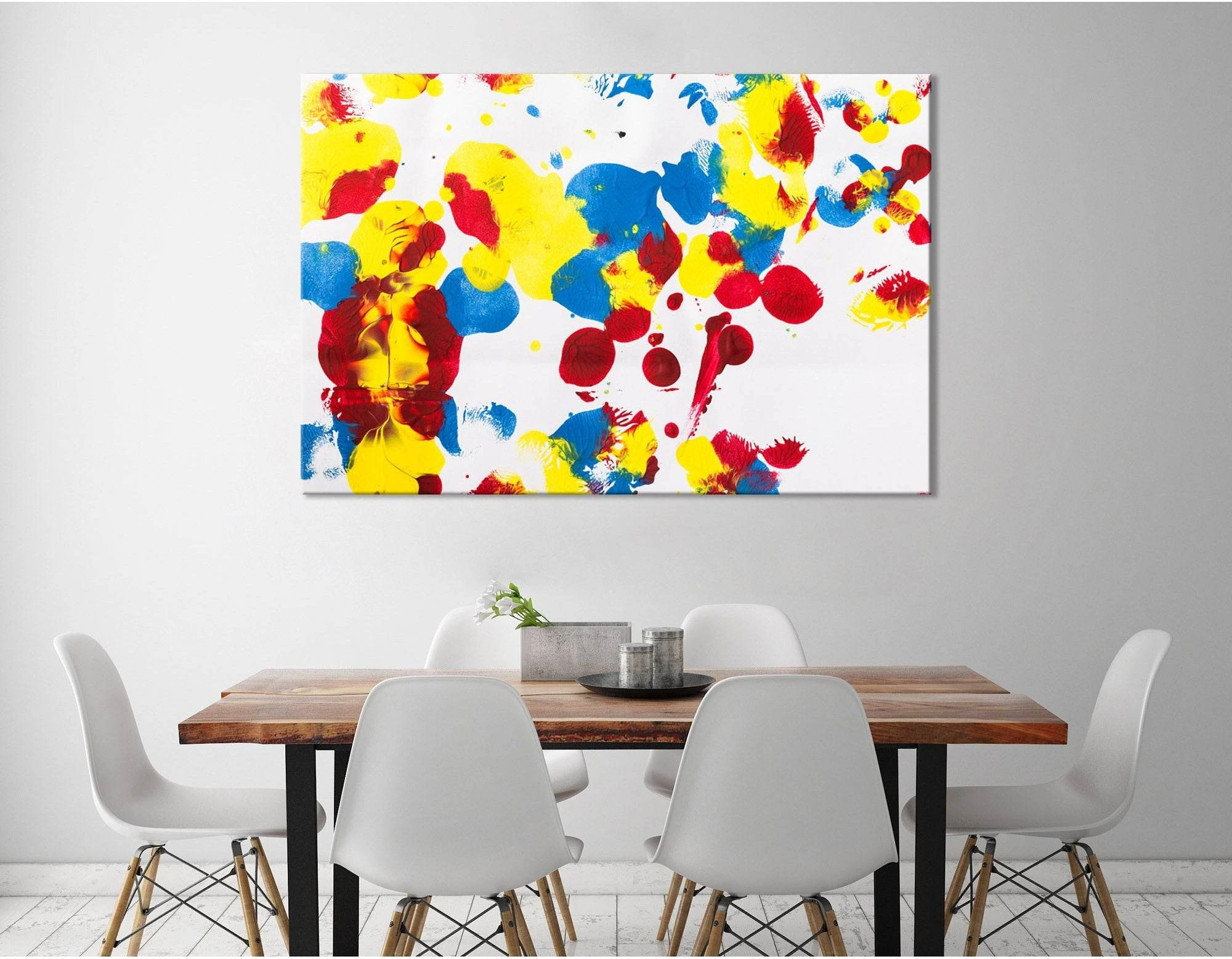 Bright Colorful Abstract №04388 Ready to Hang Canvas Print - Zellart Canvas Prints ALL_Products