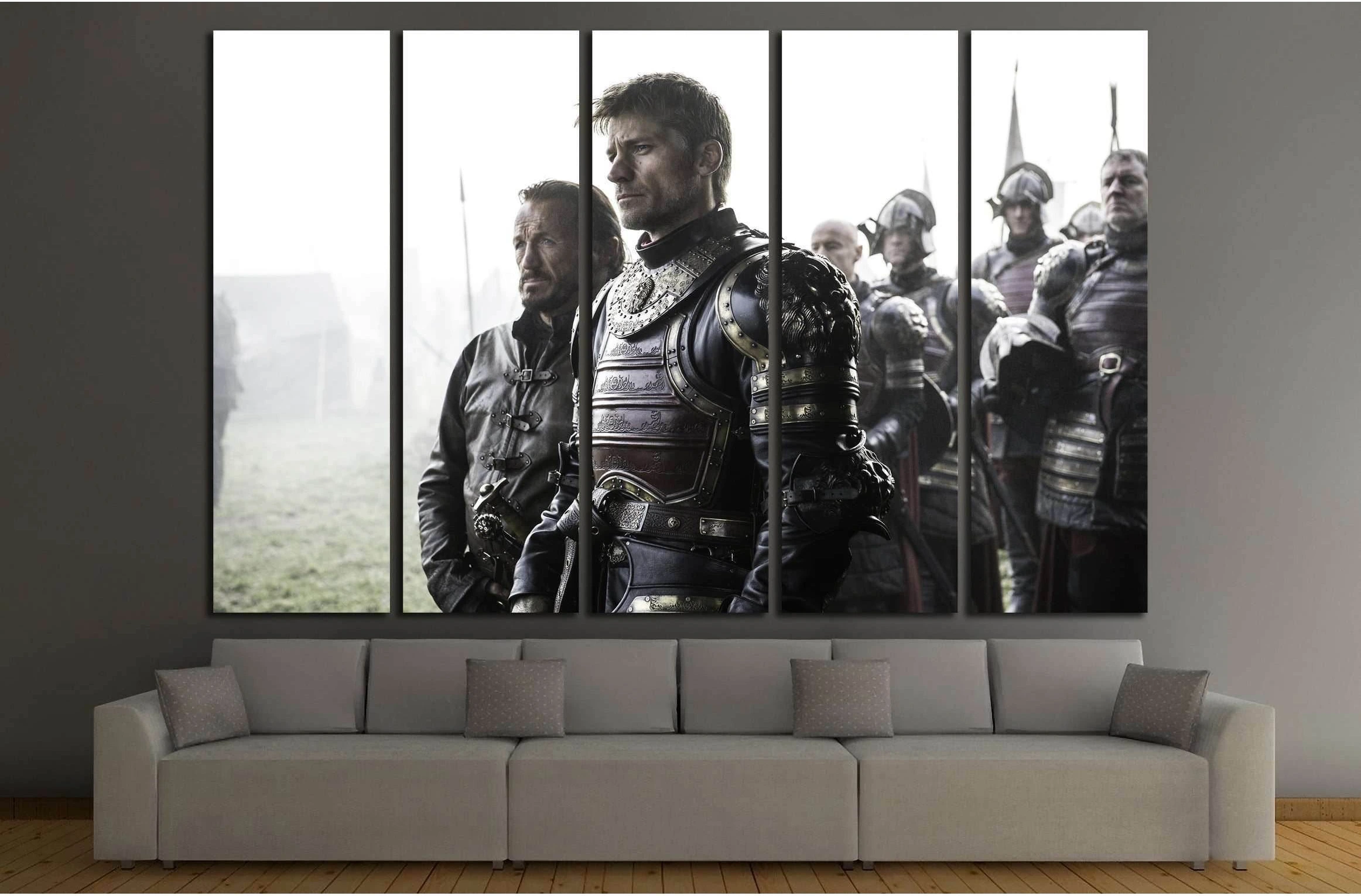 Bronn and Jaime Lannister №3331 Ready to Hang Canvas Print - Zellart Canvas Prints ALL_Products, s-3331