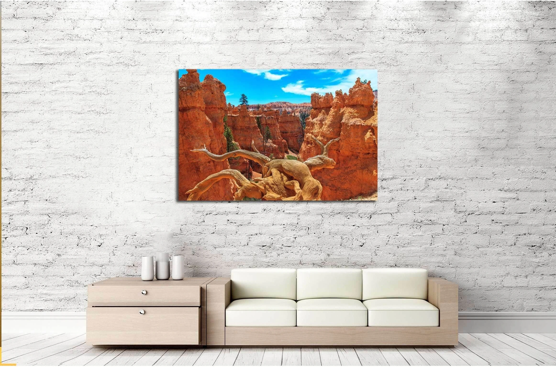 Bryce Canyon National Park №3192 Ready to Hang Canvas Print - Zellart Canvas Prints ALL_Products, s-3192