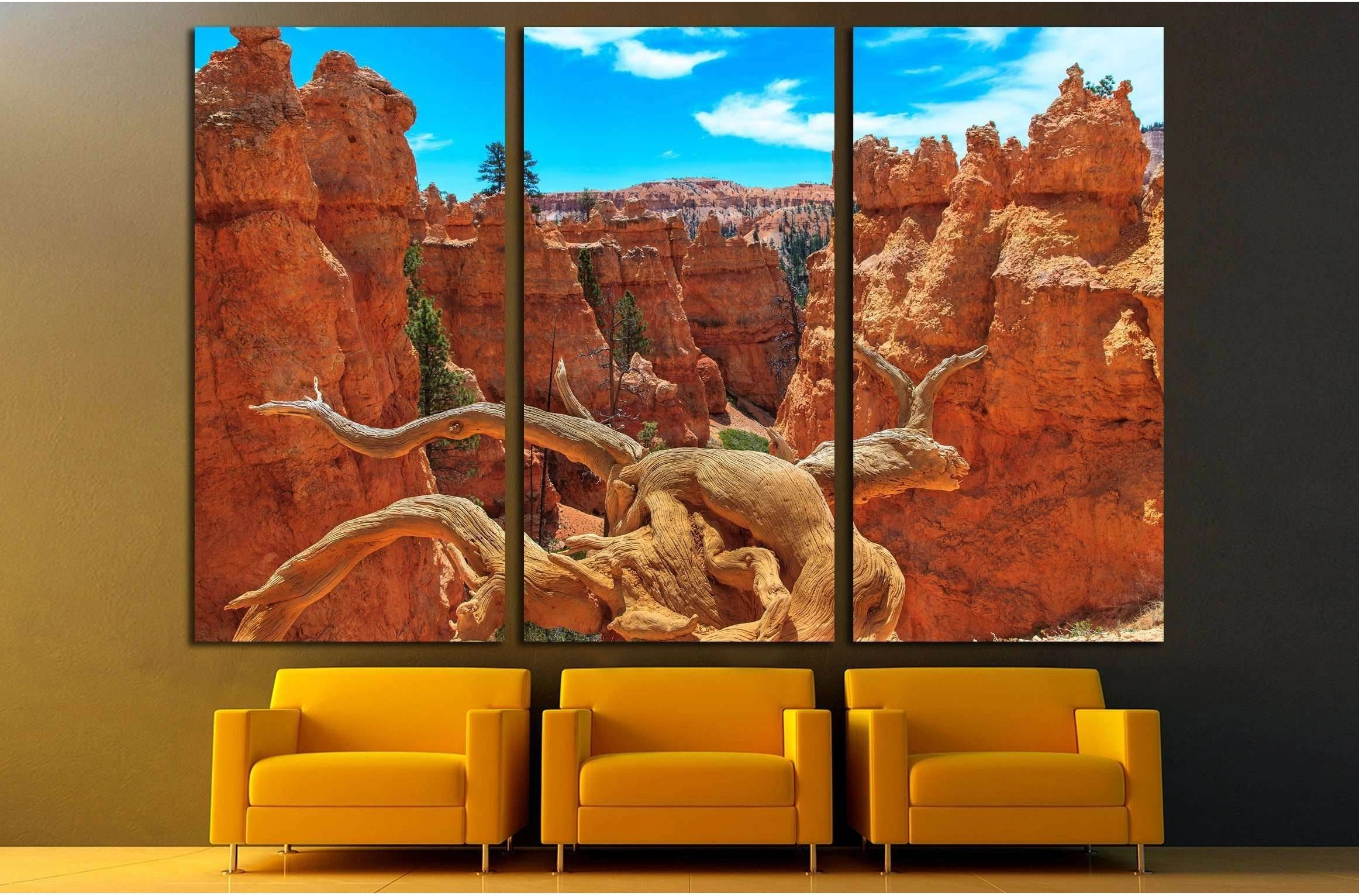 Bryce Canyon National Park №3192 Ready to Hang Canvas Print - Zellart Canvas Prints ALL_Products, s-3192