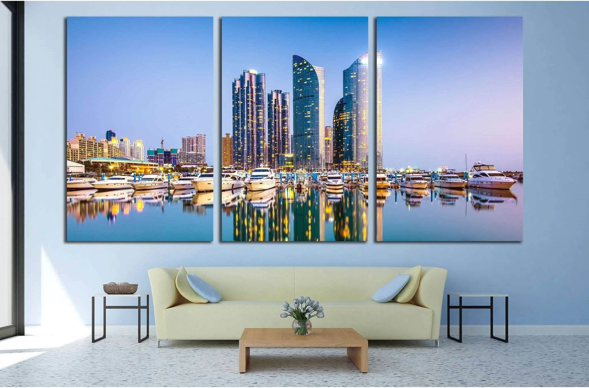 Busan, South Korea №564 Ready to Hang Canvas Print - Zellart Canvas Prints ALL_Products, s-564