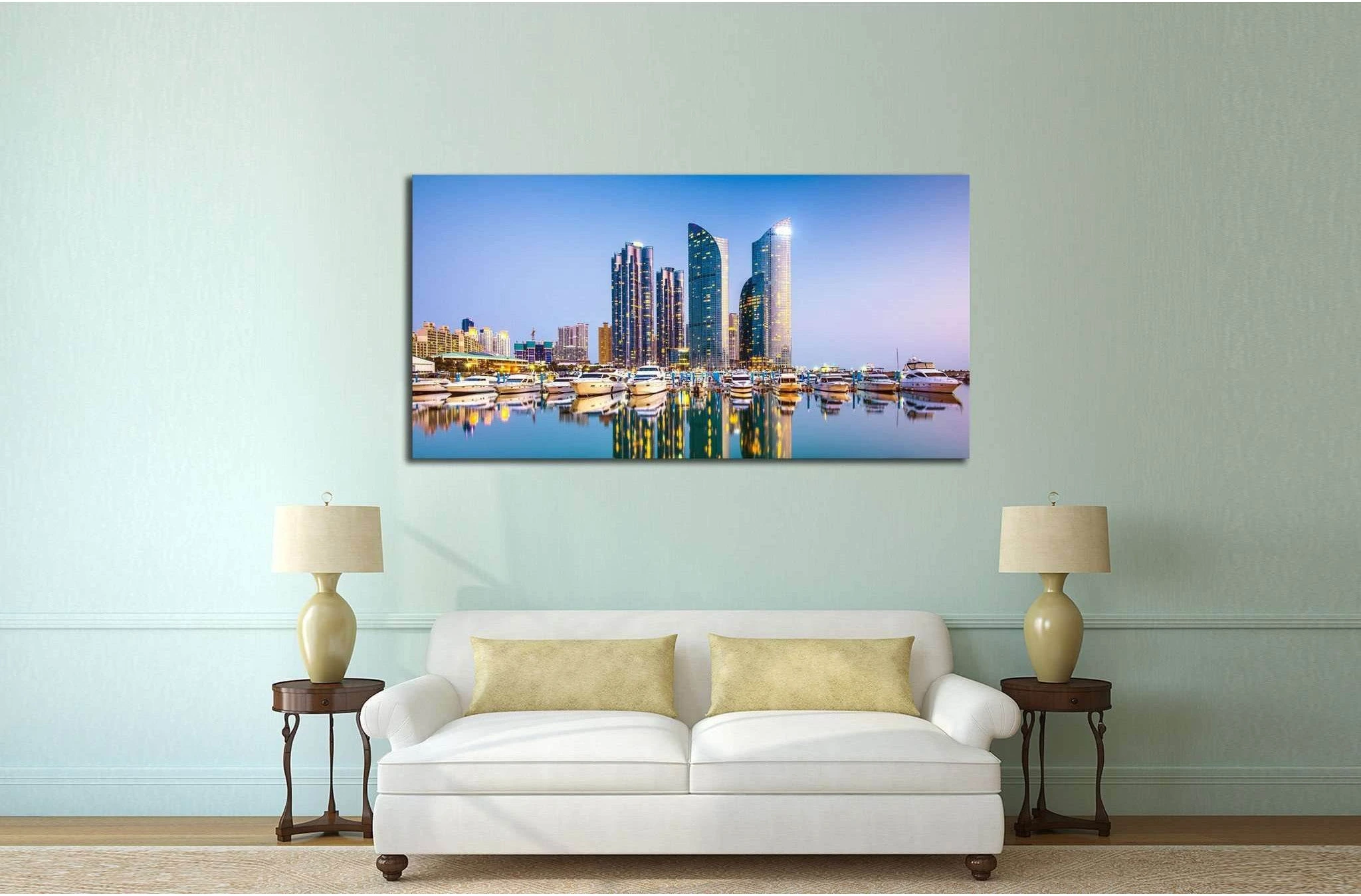 Busan, South Korea №564 Ready to Hang Canvas Print - Zellart Canvas Prints ALL_Products, s-564