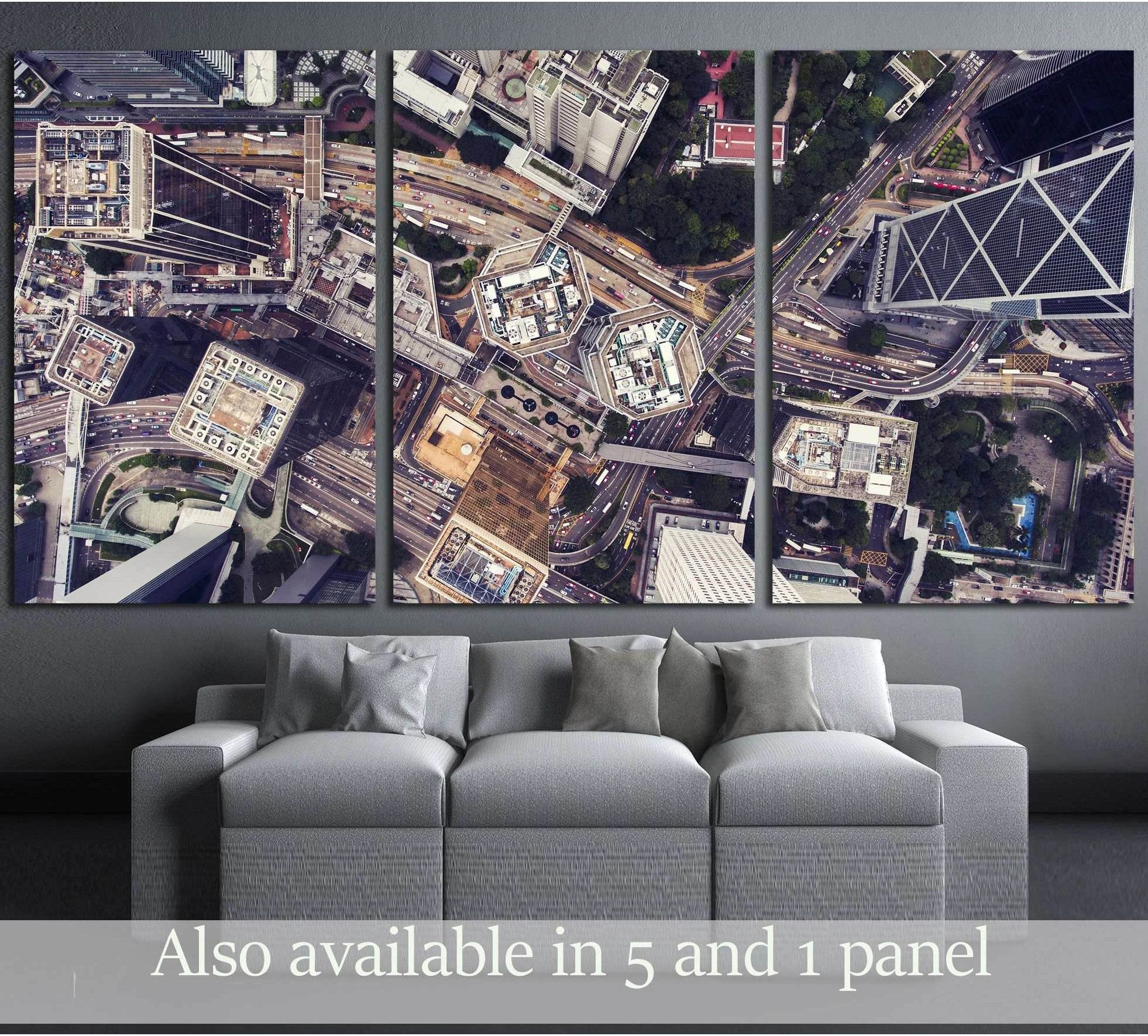 Business center in Shanghai China №2979 Ready to Hang Canvas Print - Zellart Canvas Prints ALL_Products, s-2979