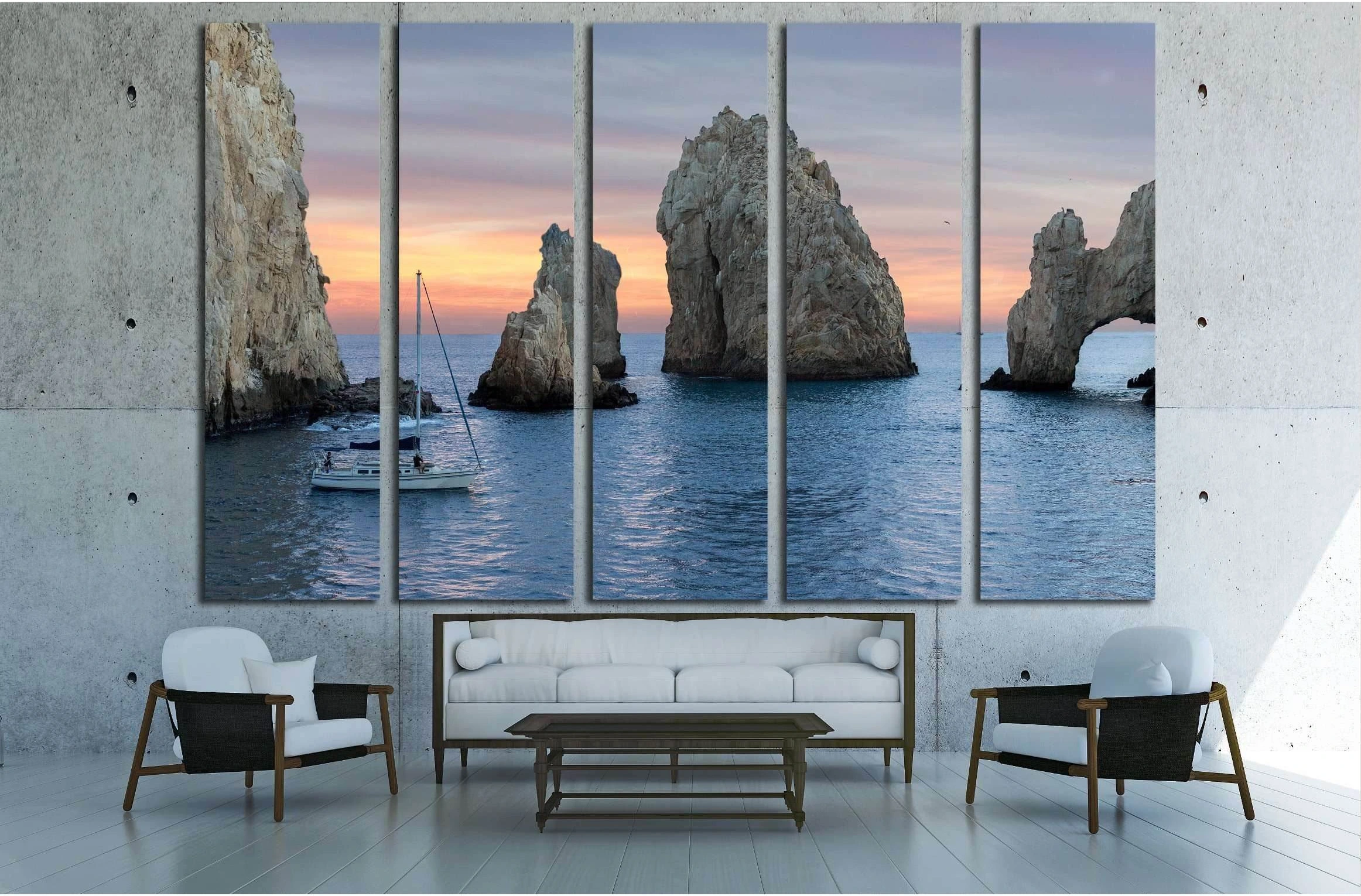 Cabo san Lucas, Mexico №3198 Ready to Hang Canvas Print - Zellart Canvas Prints ALL_Products, s-3198