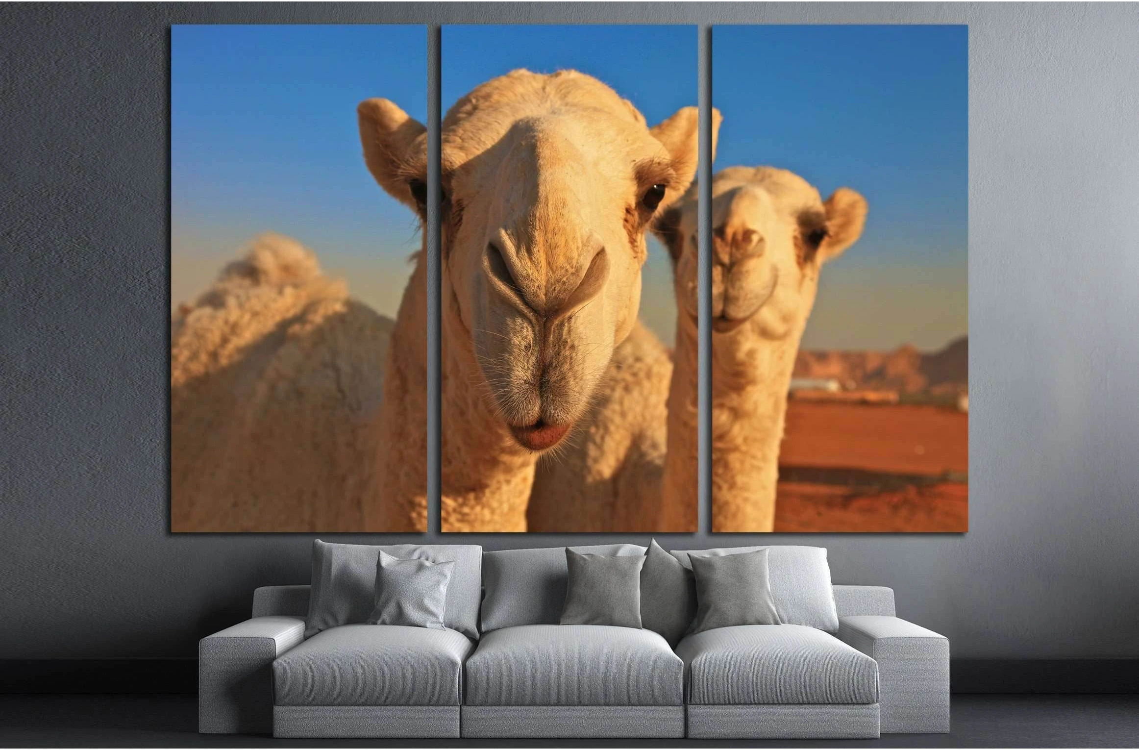 camel №2343 Ready to Hang Canvas Print - Zellart Canvas Prints ALL_Products, s-2343