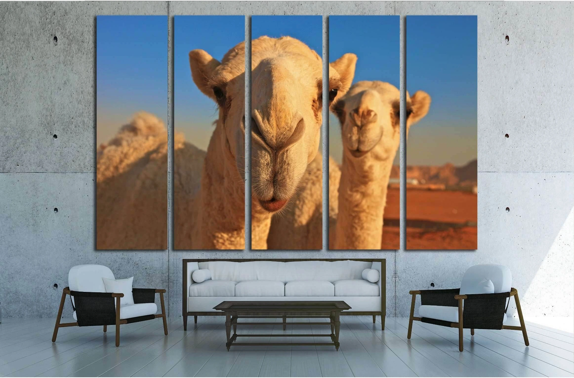 camel №2343 Ready to Hang Canvas Print - Zellart Canvas Prints ALL_Products, s-2343