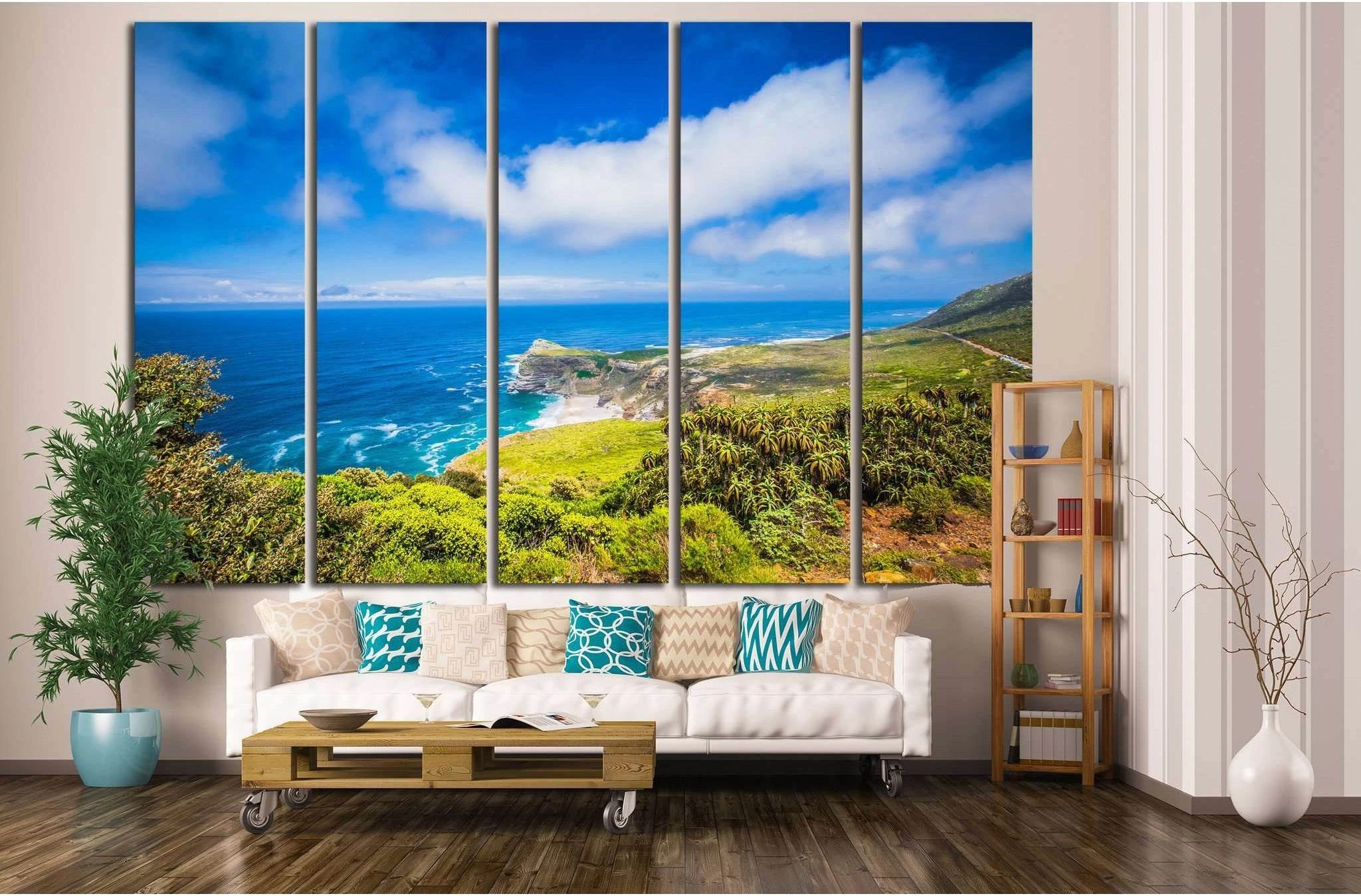Cape Point , South Africa №627 Ready to Hang Canvas Print - Zellart Canvas Prints ALL_Products, s-627