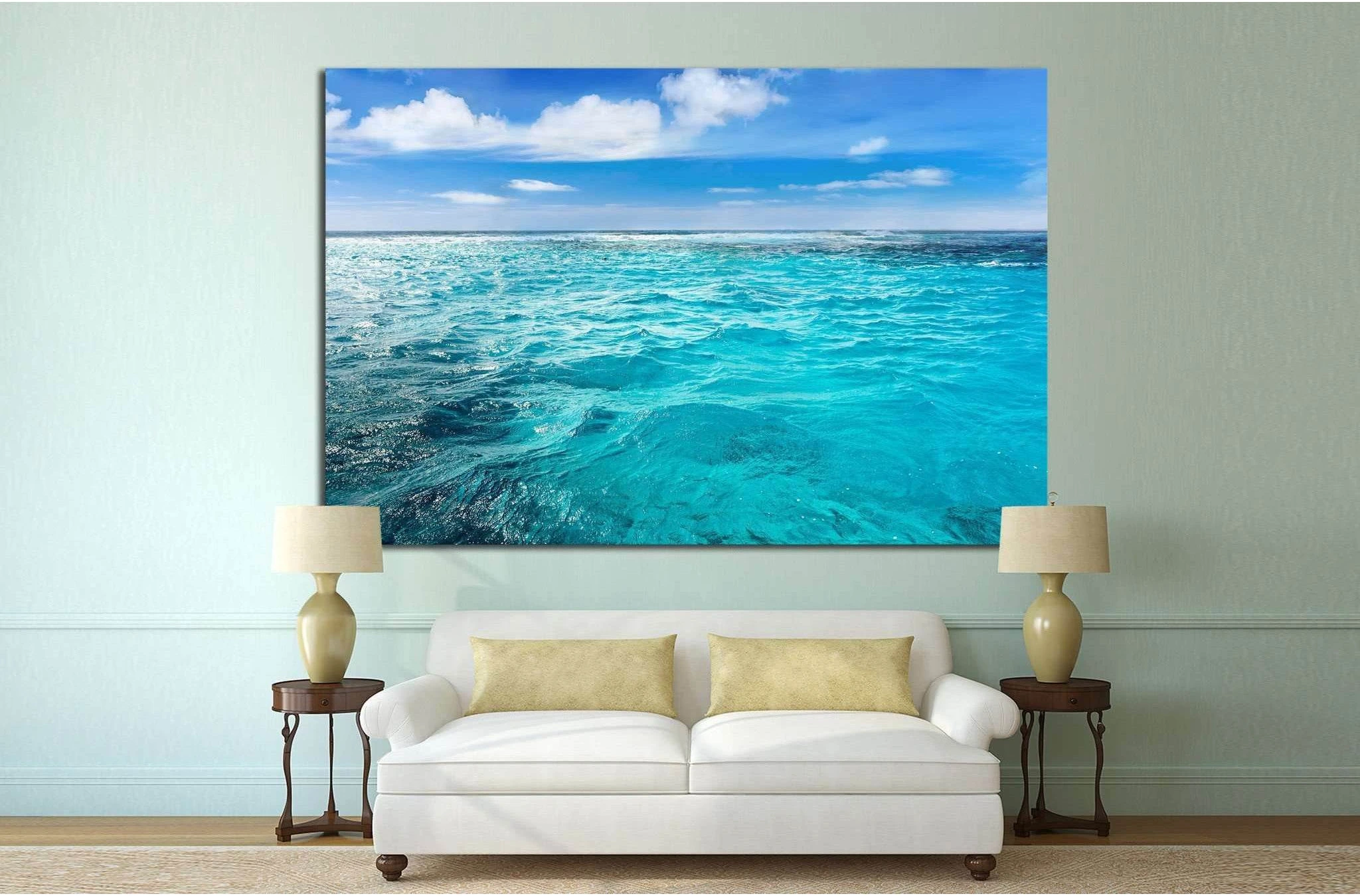 Caribbean sea, Cuba №841 Ready to Hang Canvas Print - Zellart Canvas Prints ALL_Products, s-841