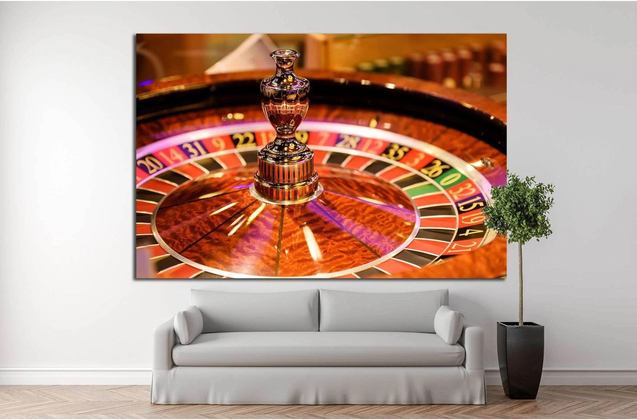 Casino №728 Ready to Hang Canvas Print - Zellart Canvas Prints ALL_Products, s-728