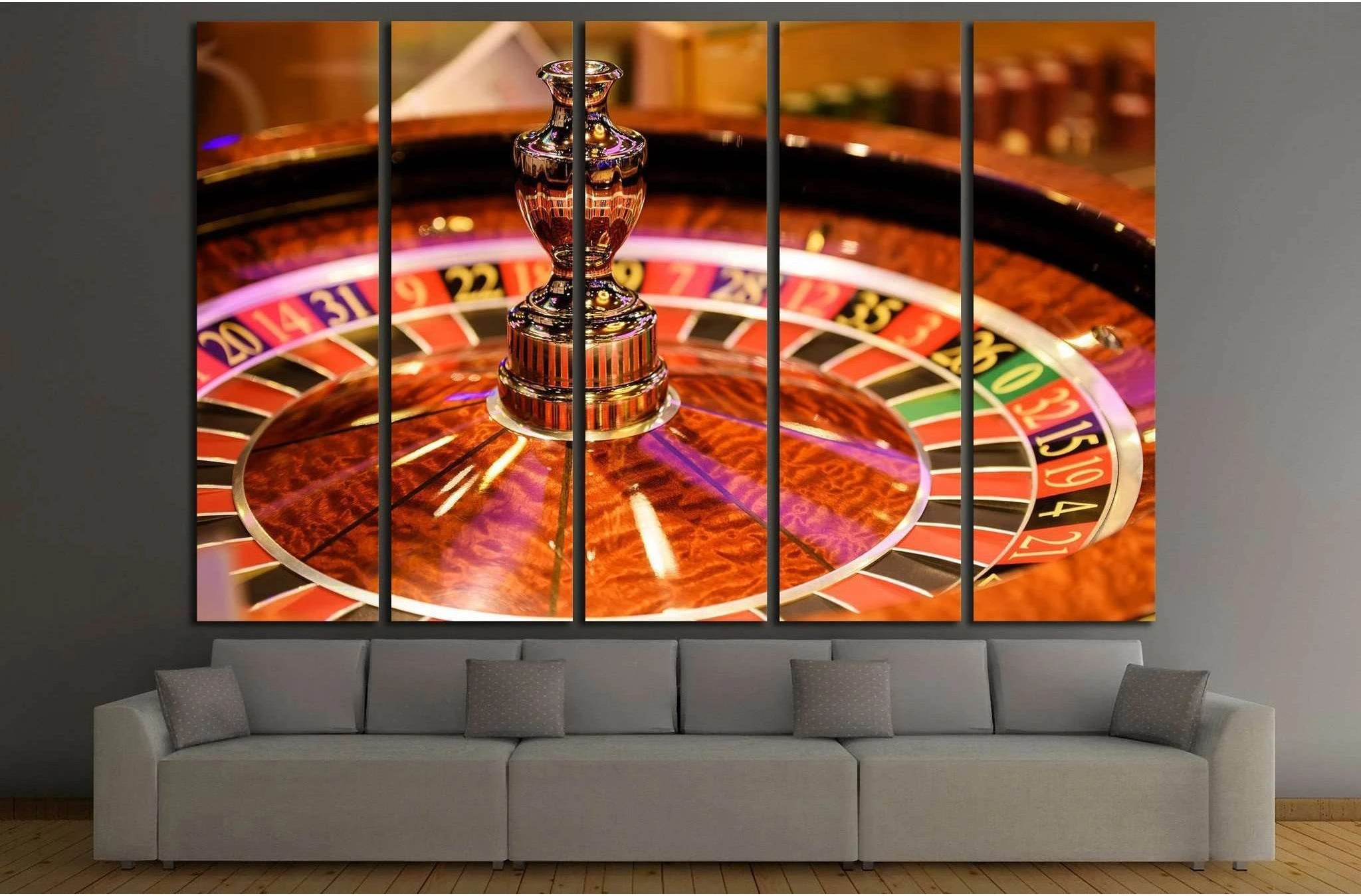 Casino №728 Ready to Hang Canvas Print - Zellart Canvas Prints ALL_Products, s-728