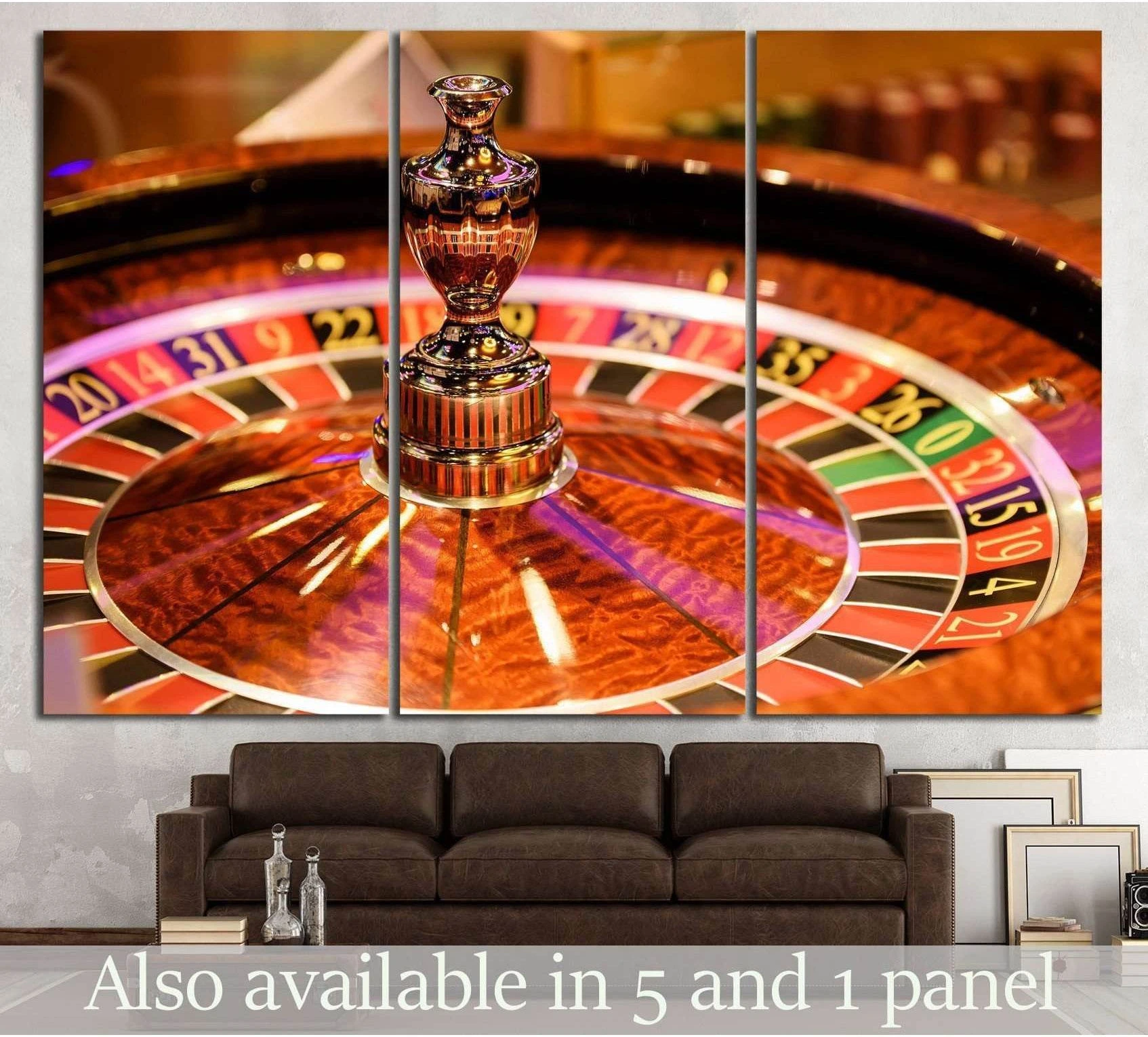 Casino №728 Ready to Hang Canvas Print - Zellart Canvas Prints ALL_Products, s-728