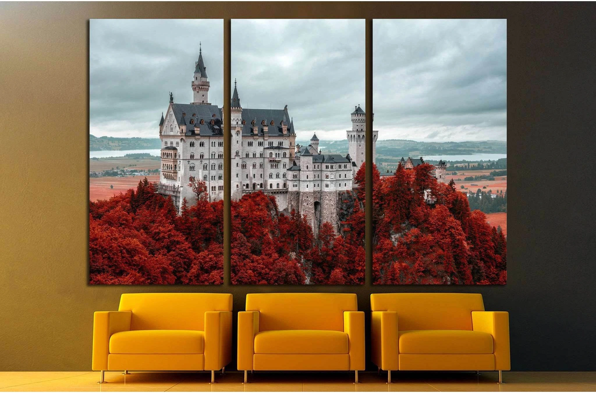 castle №1792 Ready to Hang Canvas Print - Zellart Canvas Prints ALL_Products, s-1792