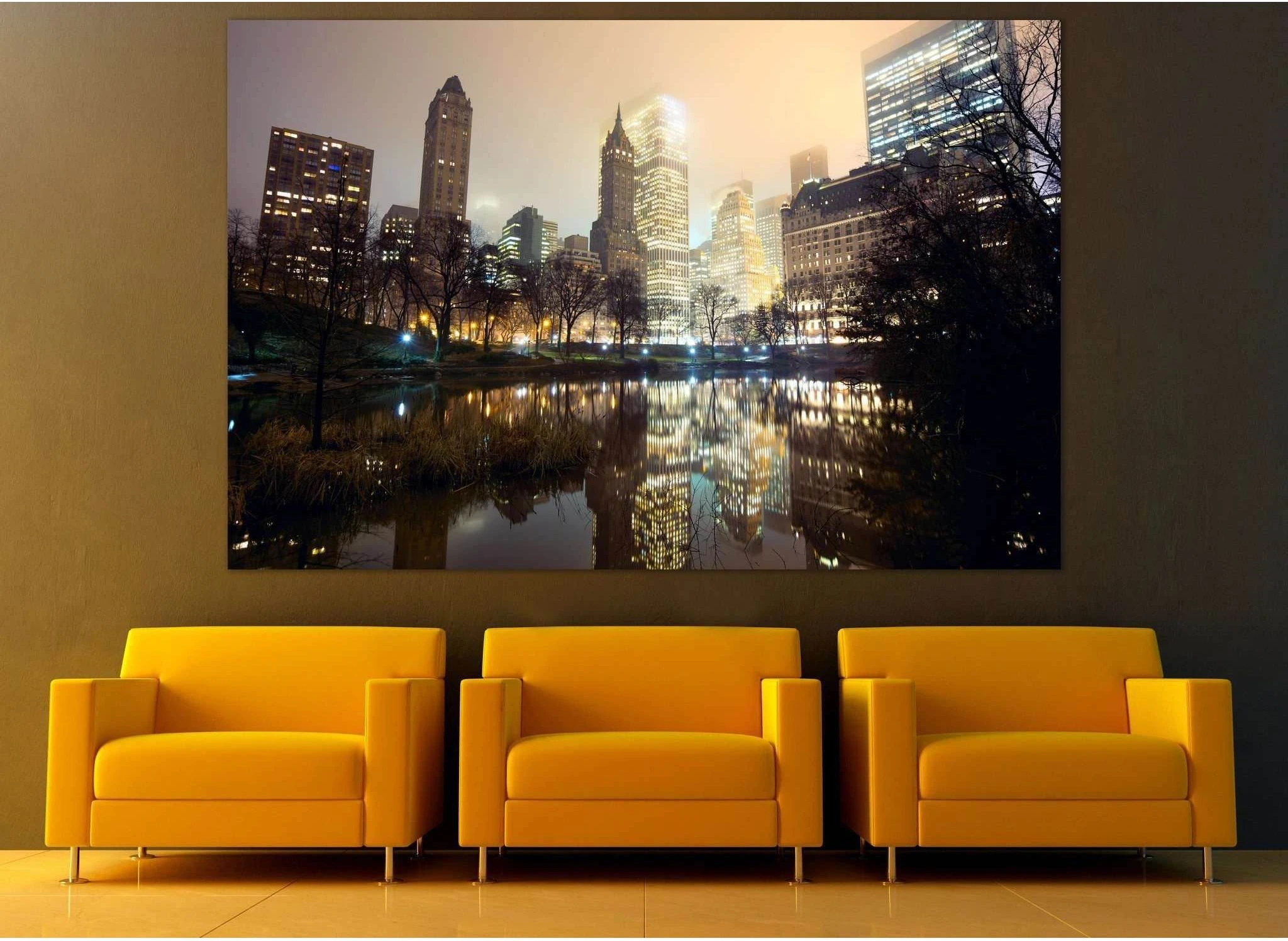 Central Park New York №115 Ready to Hang Canvas Print - Zellart Canvas Prints 0_NY_ART, ALL_Products, wd-115