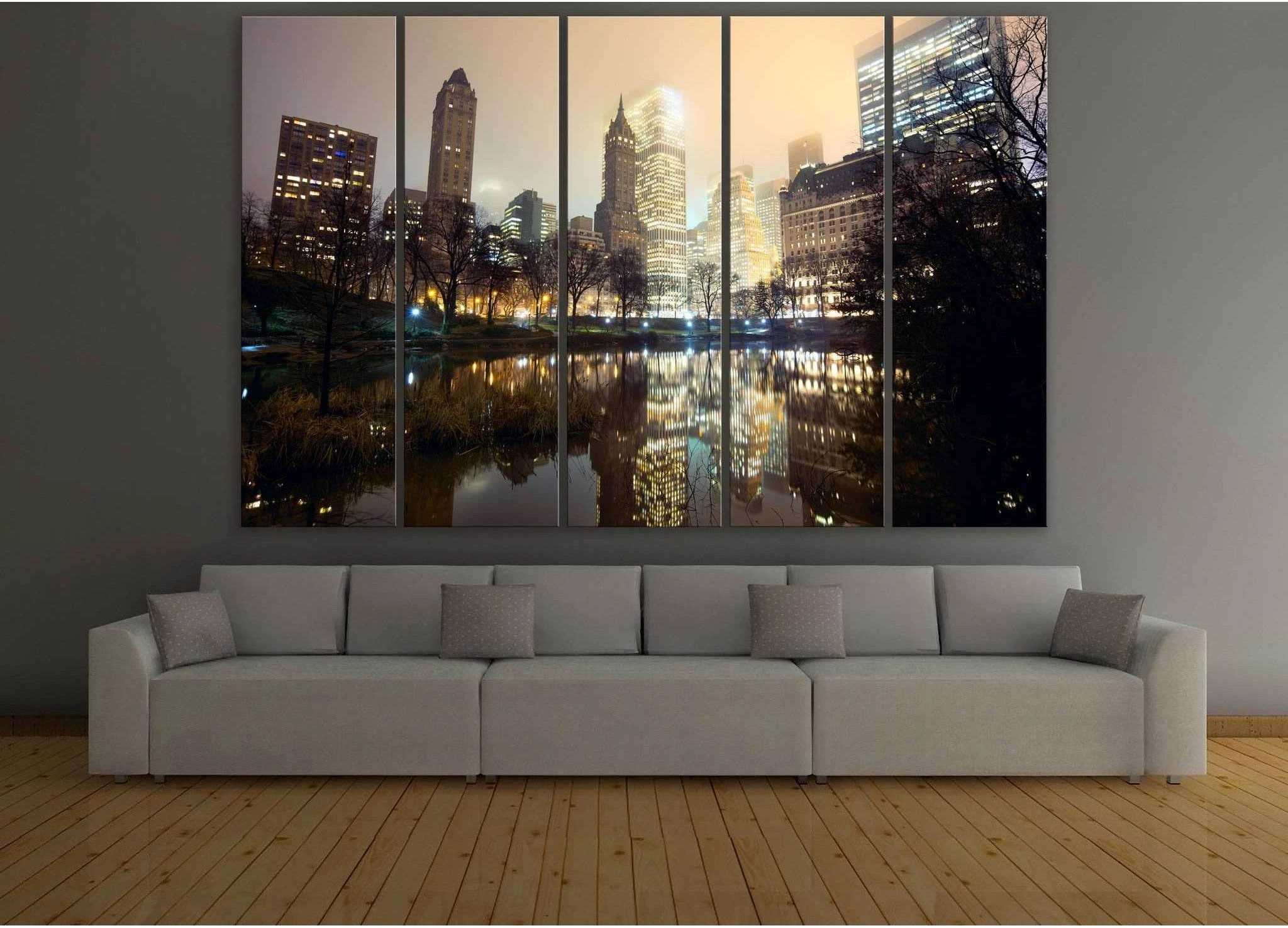 Central Park New York №115 Ready to Hang Canvas Print - Zellart Canvas Prints 0_NY_ART, ALL_Products, wd-115