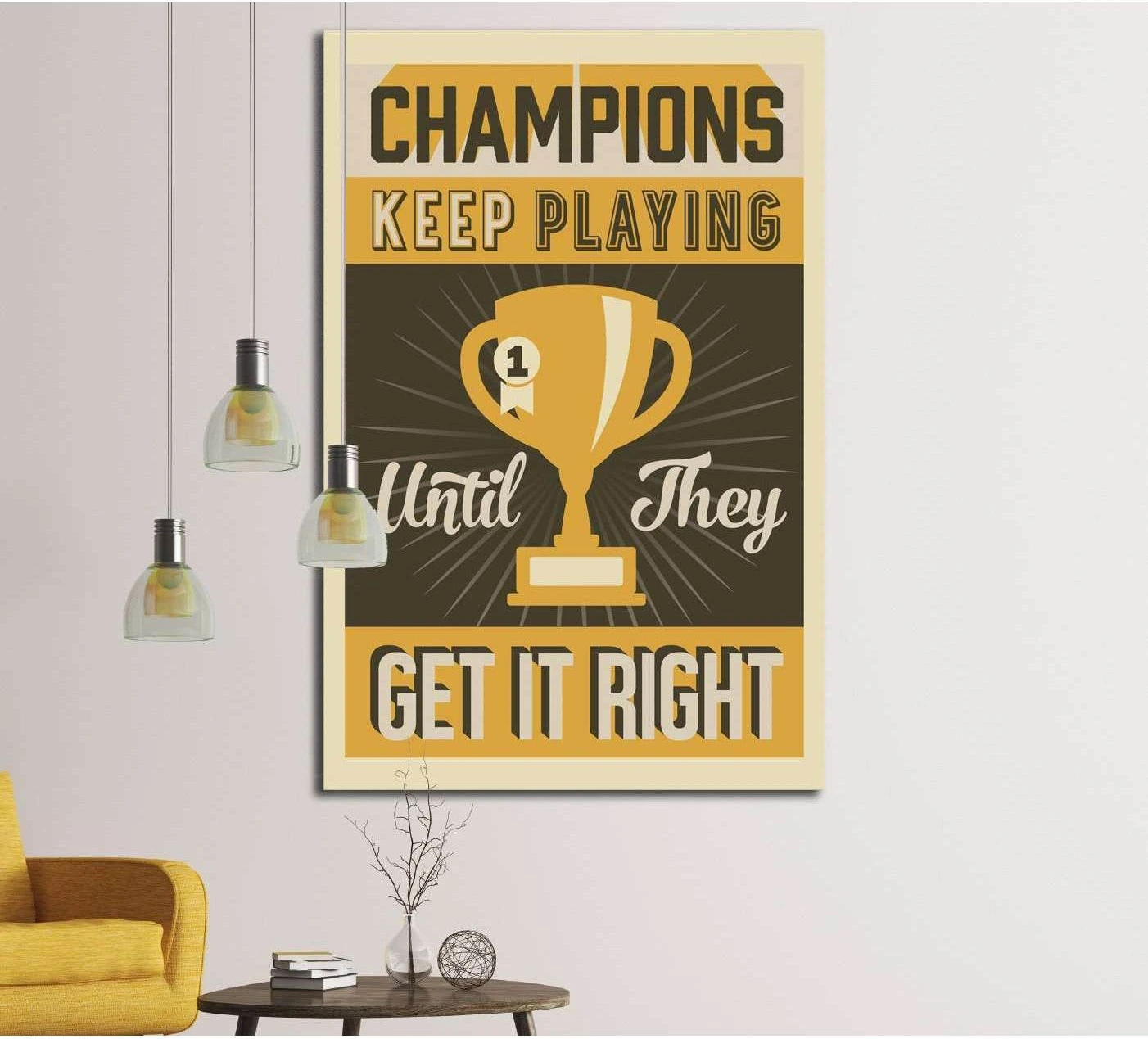 champions №4541 Ready to Hang Canvas Print - Zellart Canvas Prints ALL_Products, s-4541