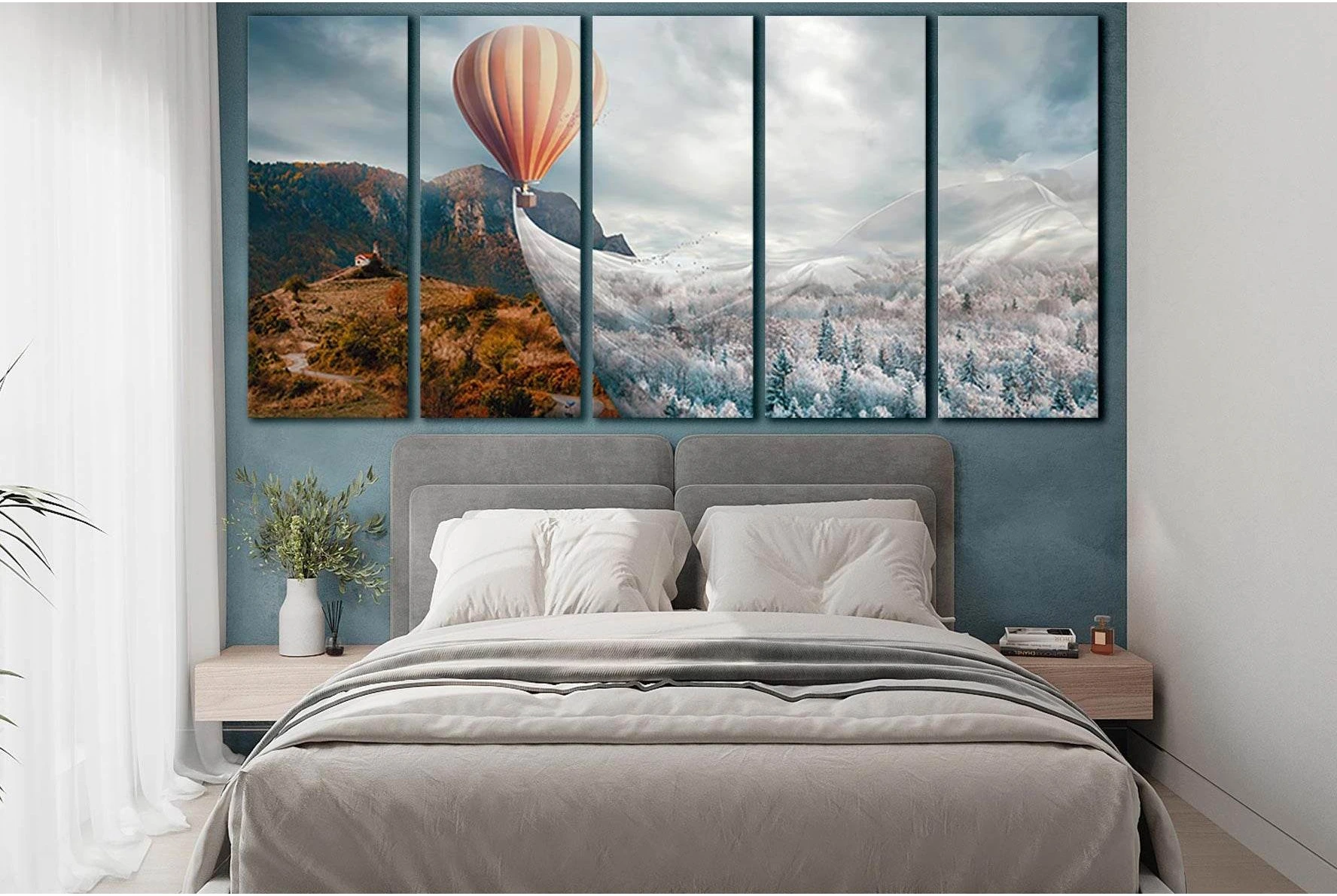 Changing The Season №SL1278 Ready to Hang Canvas Print - Zellart Canvas Prints 0new, ALL_Products, Fantasy And Sci Fi Wall Art