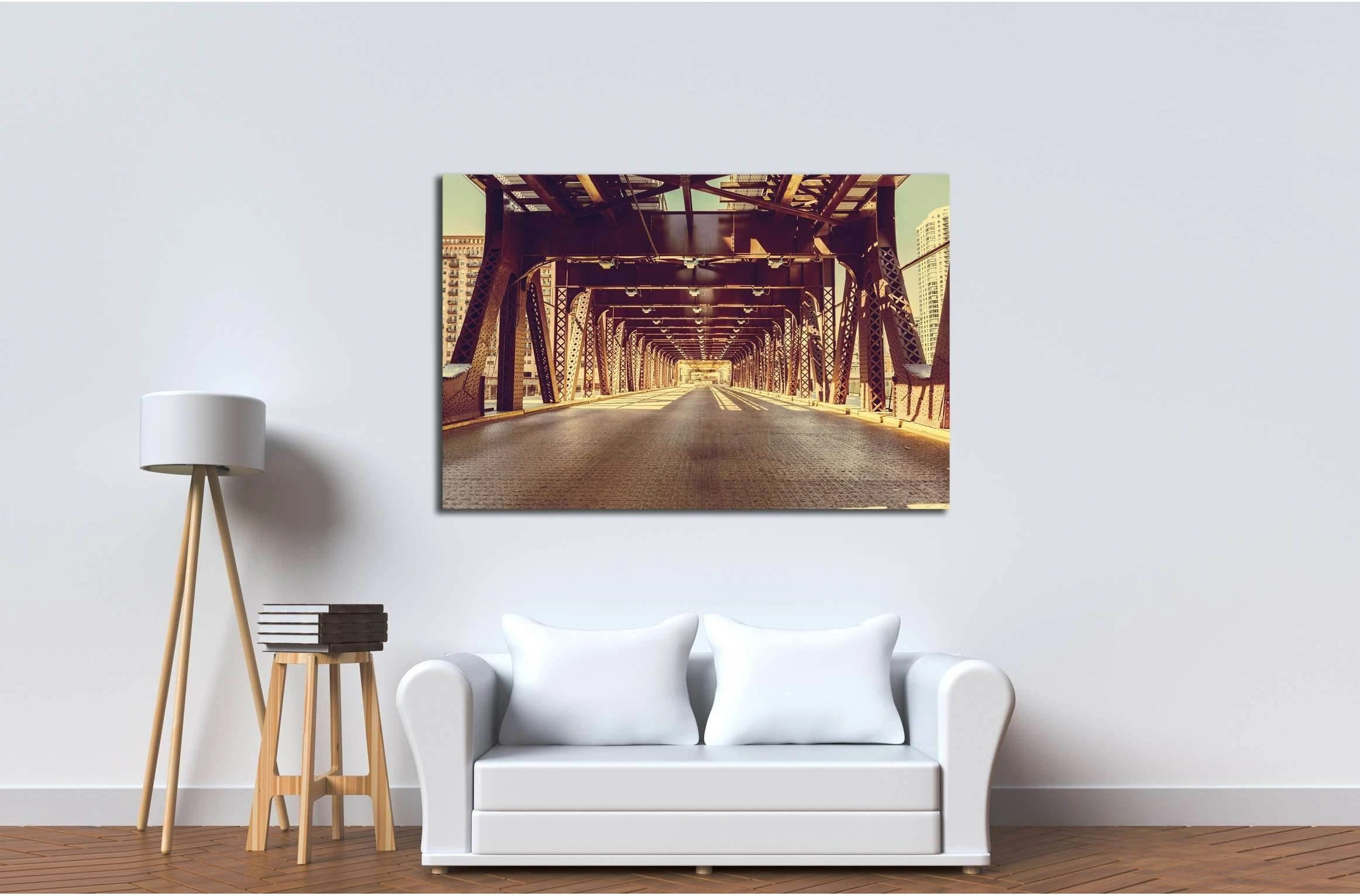 Chicago №2172 Ready to Hang Canvas Print - Zellart Canvas Prints ALL_Products, s-2172