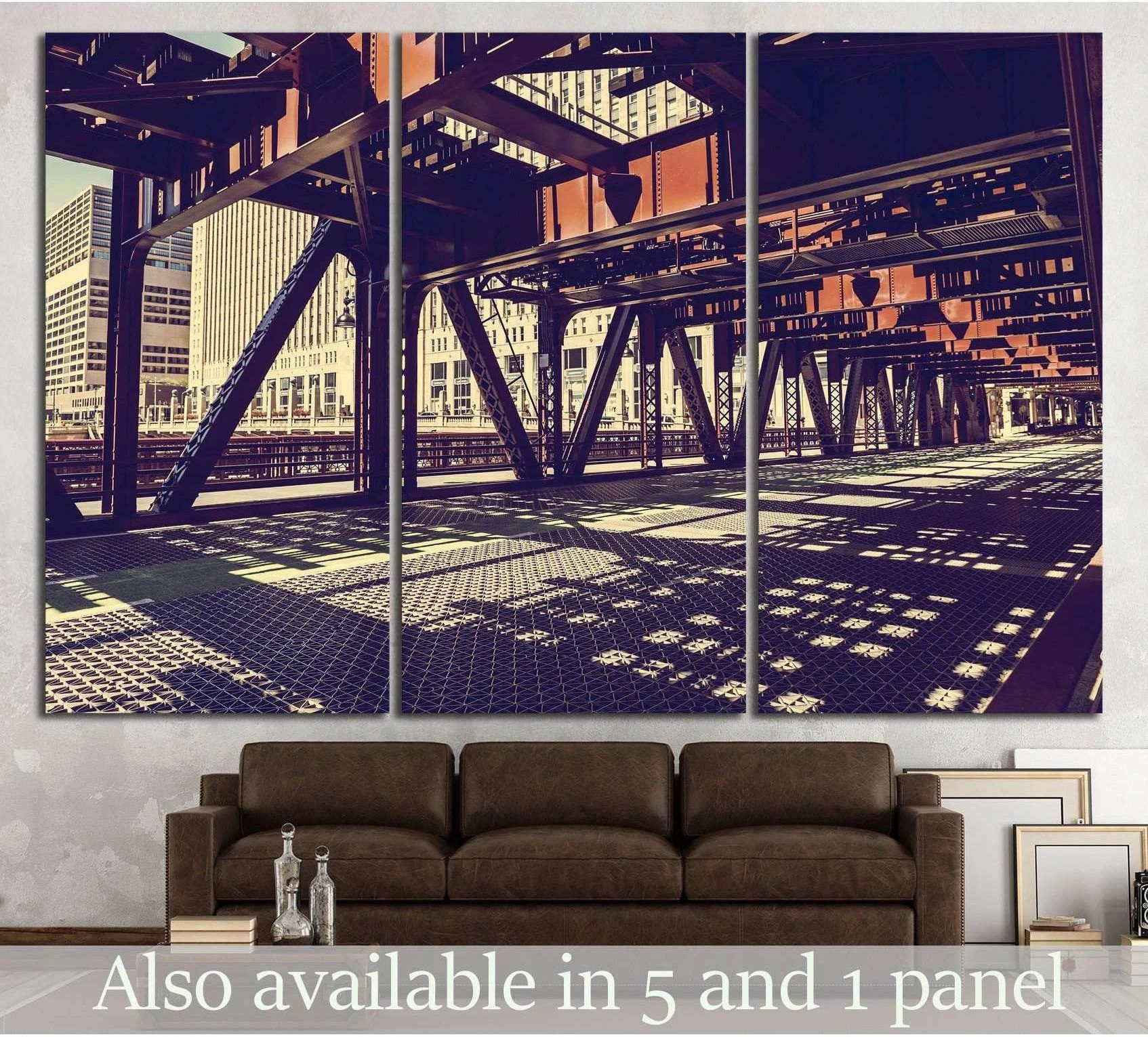Chicago №892 Ready to Hang Canvas Print - Zellart Canvas Prints ALL_Products, s-892