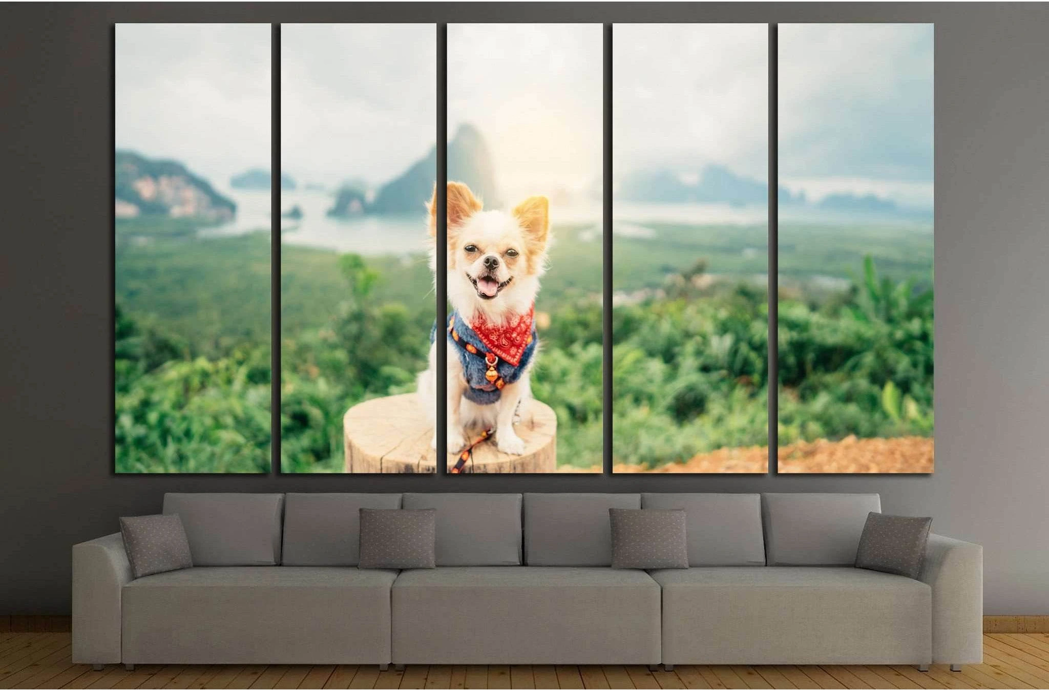 Chihuahua №3 Ready to Hang Canvas Print - Zellart Canvas Prints ALL_Products, s-3