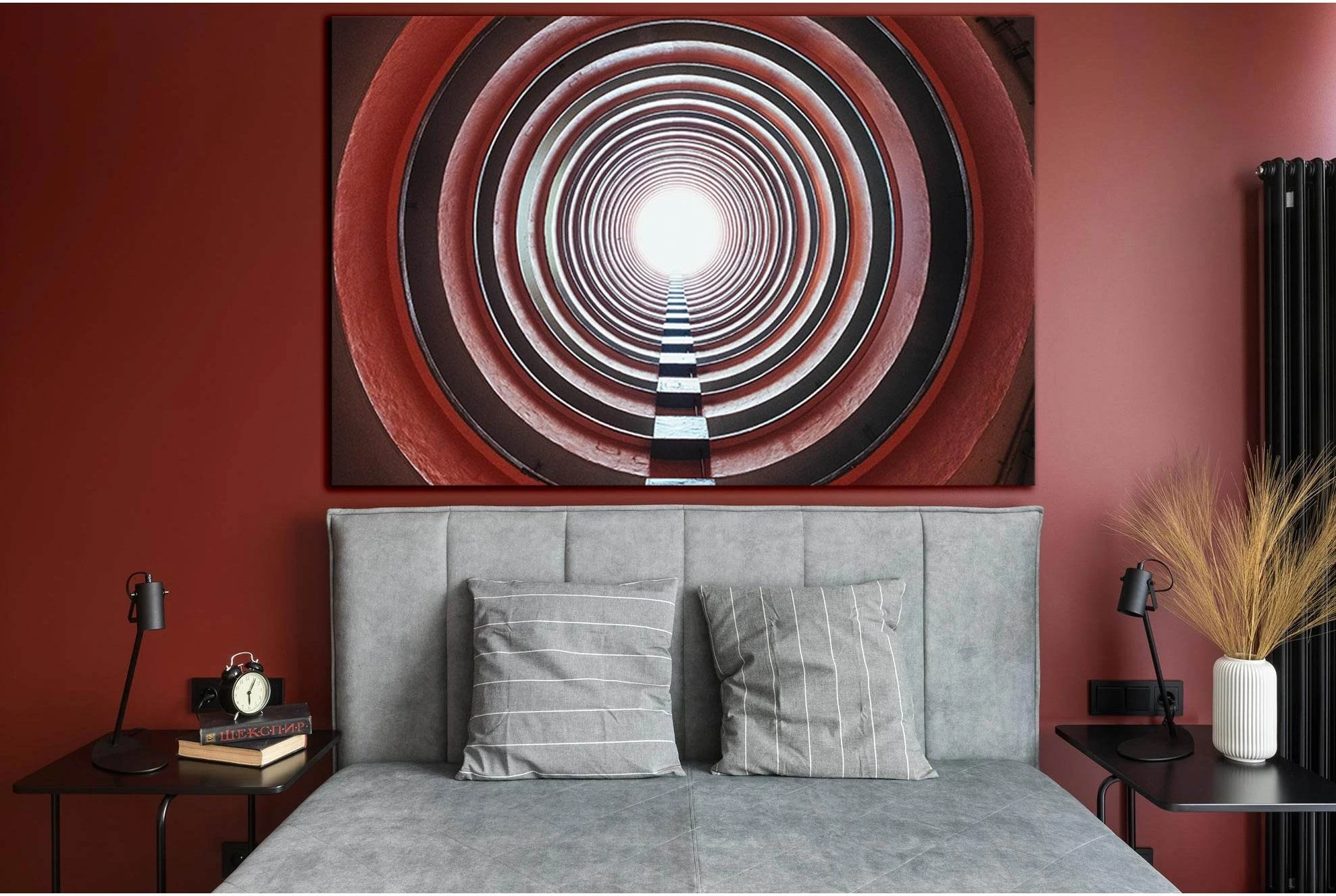 Circular Building In Hong Kong №SL1388 Ready to Hang Canvas Print - Zellart Canvas Prints 0new, ALL_Products, Architecture
