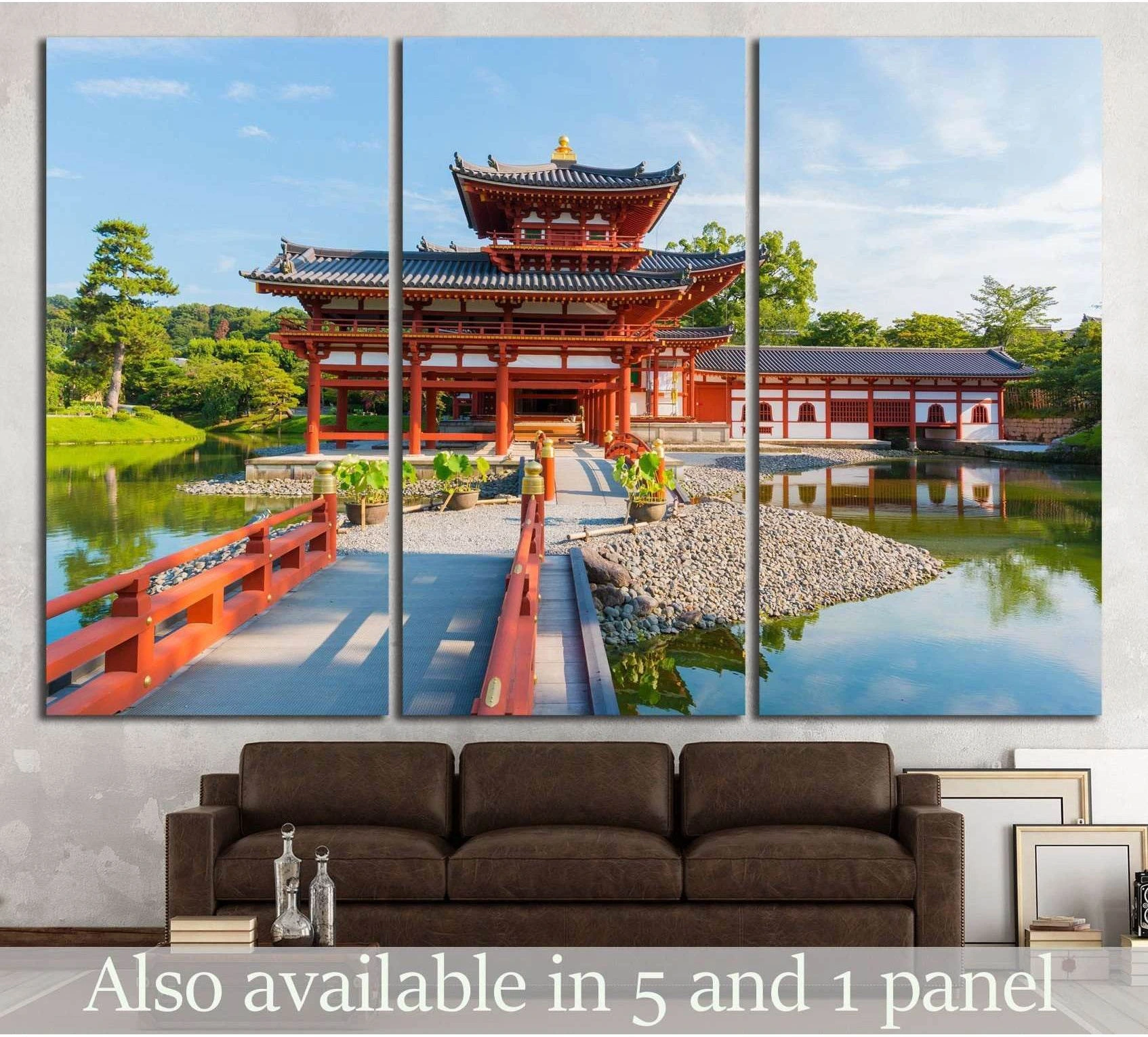 city of Uji in Kyoto №1005 Ready to Hang Canvas Print - Zellart Canvas Prints ALL_Products, s-1005