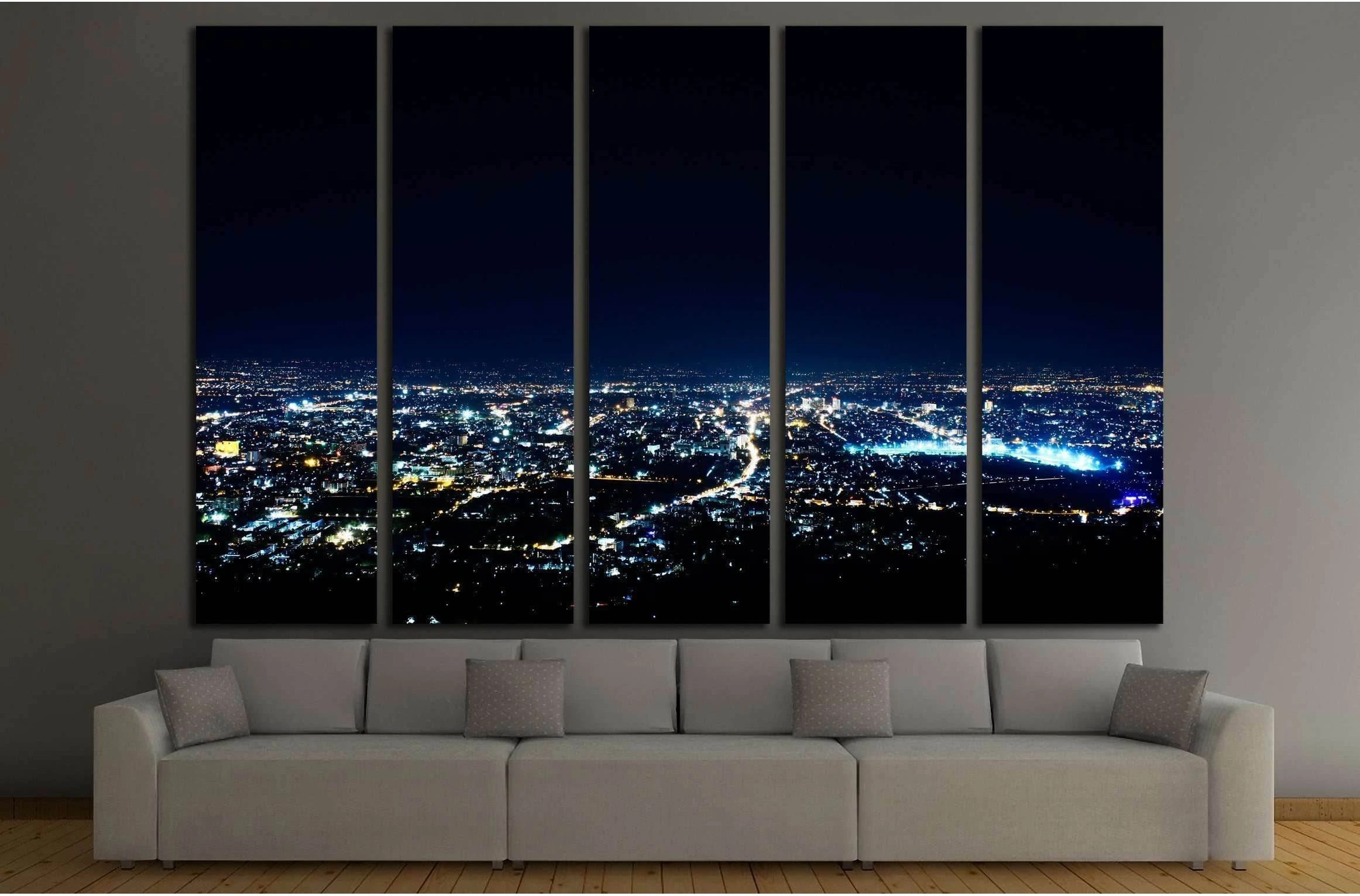 City Sunset Stock Photos, Royalty-Free Images & Vectors №2596 Ready to Hang Canvas Print - Zellart Canvas Prints ALL_Products, s-2596