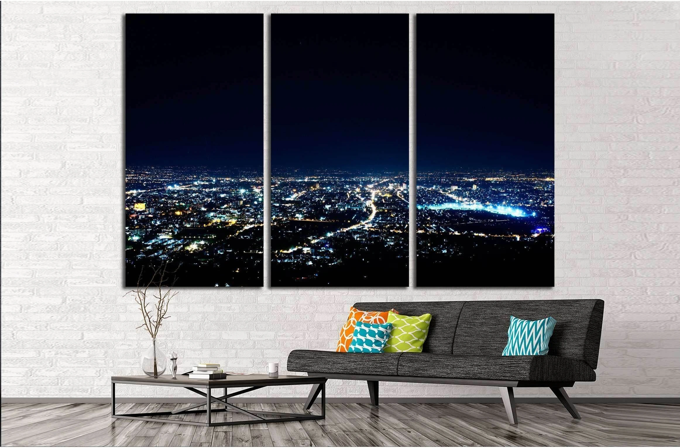 City Sunset Stock Photos, Royalty-Free Images & Vectors №2596 Ready to Hang Canvas Print - Zellart Canvas Prints ALL_Products, s-2596