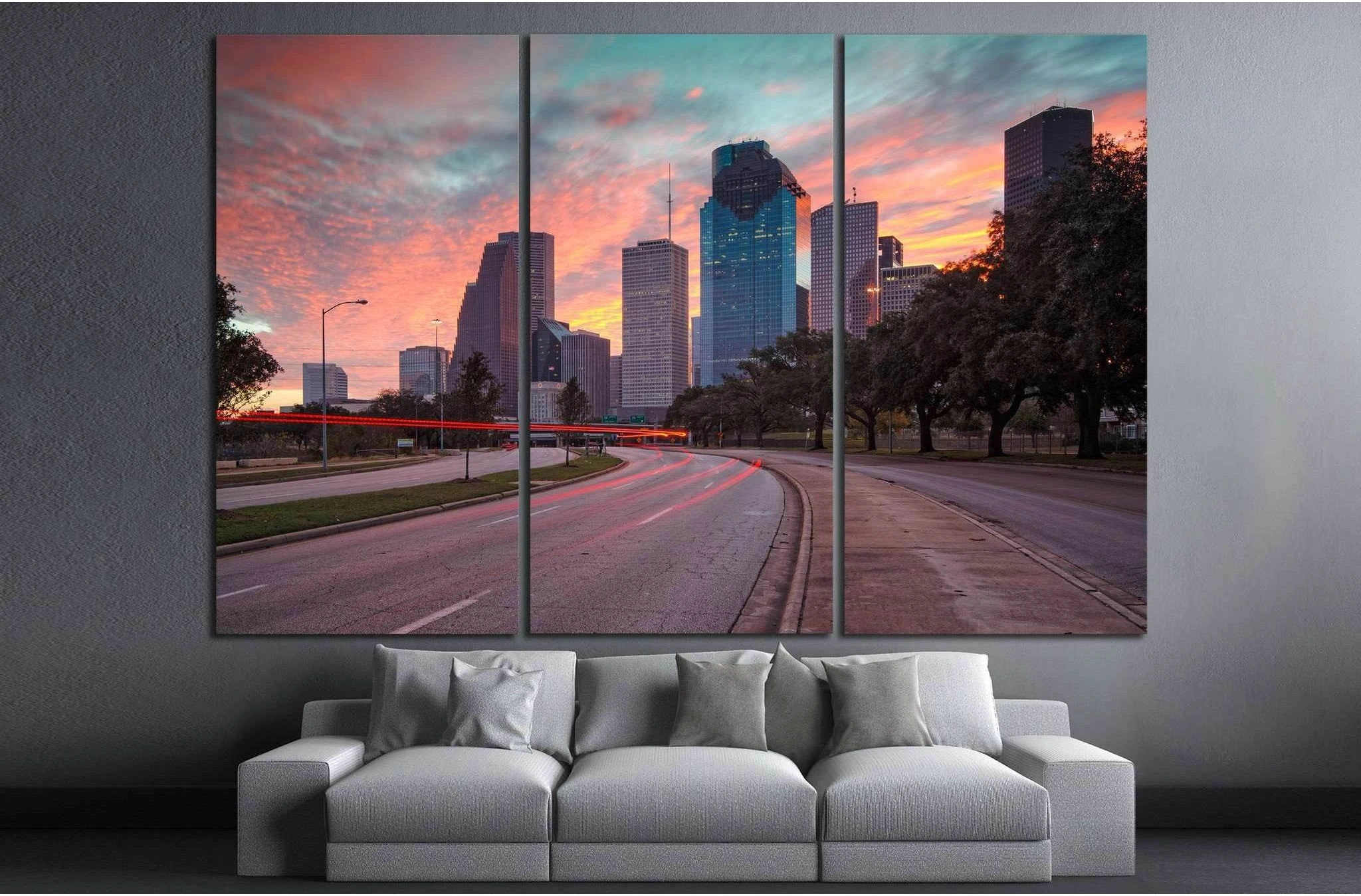 Cityscape №885 Ready to Hang Canvas Print - Zellart Canvas Prints ALL_Products, s-885