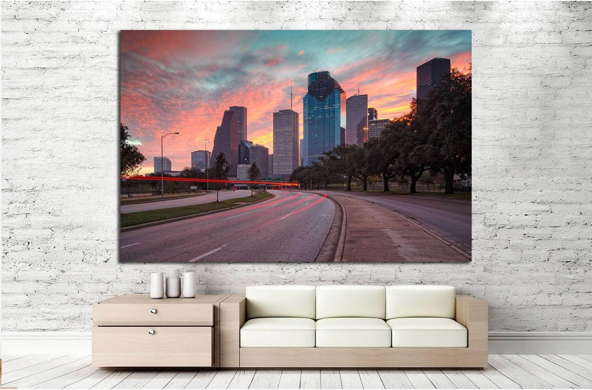 Cityscape №885 Ready to Hang Canvas Print - Zellart Canvas Prints ALL_Products, s-885