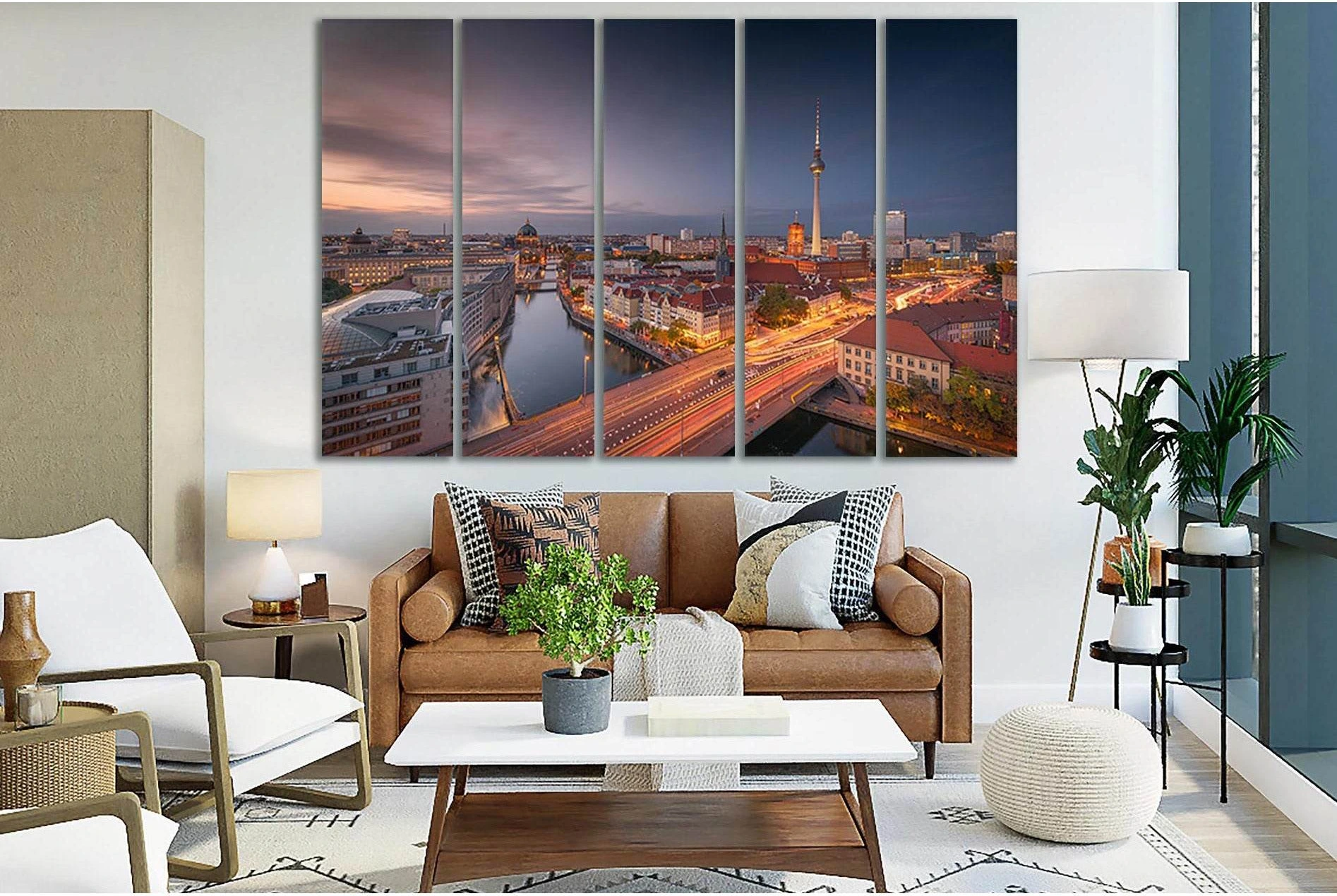 Cityscapes Germany Berlin №SL316 Ready to Hang Canvas Print - Zellart Canvas Prints 0new, ALL_Products, Cityscapes & Skylines
