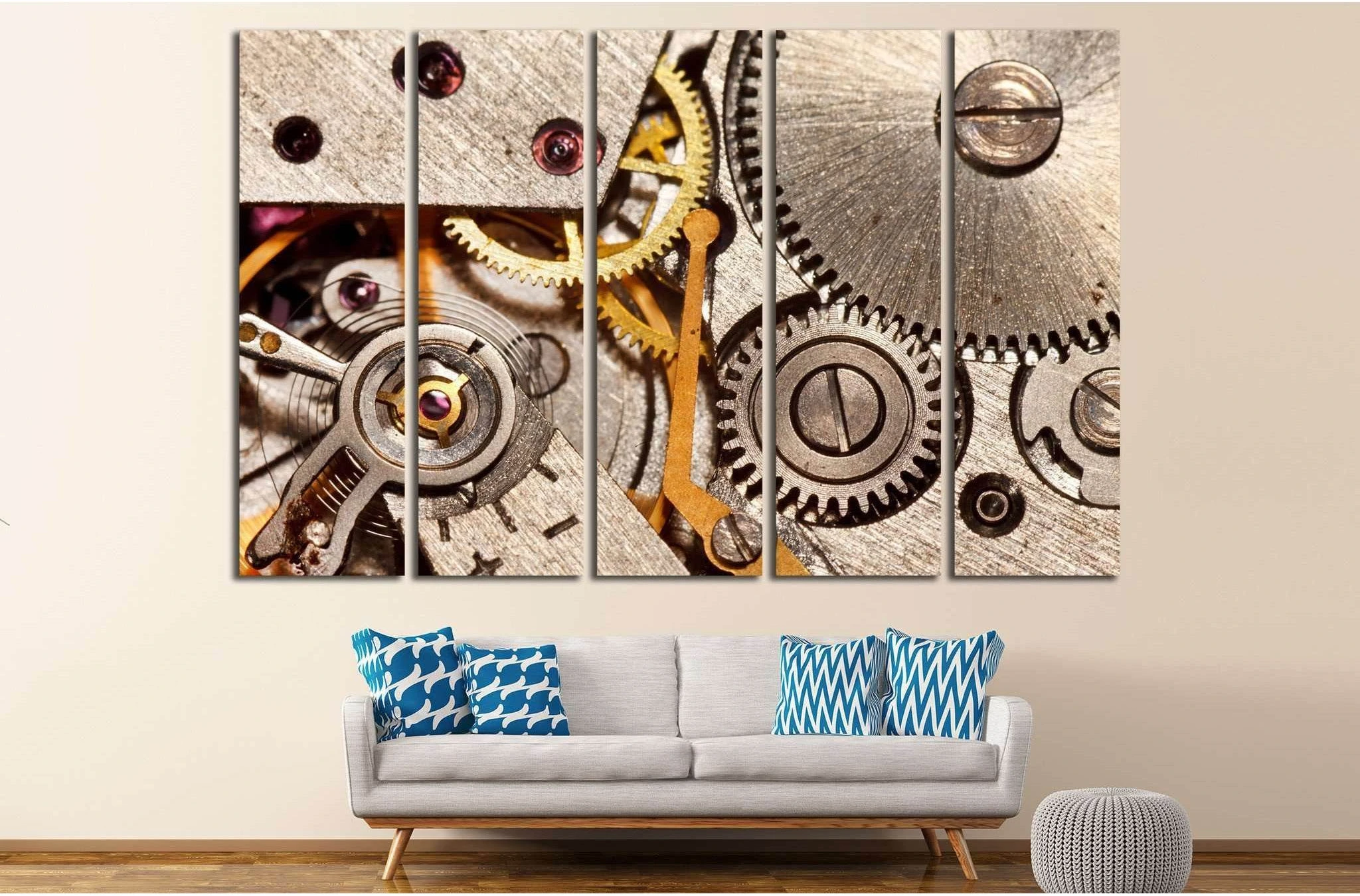 Clockwork №217 Ready to Hang Canvas Print - Zellart Canvas Prints ALL_Products, wd-217