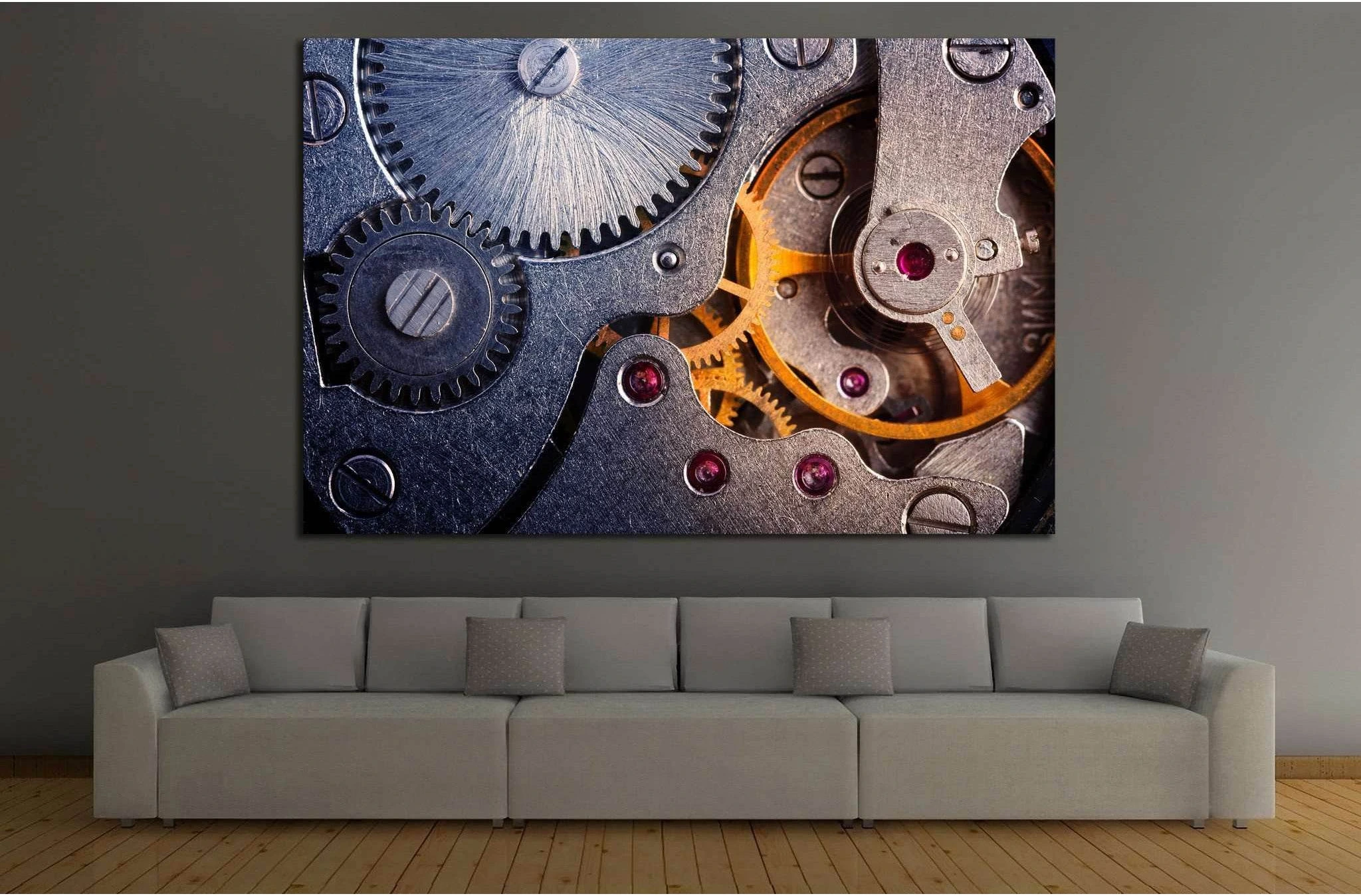 Clockwork №222 Ready to Hang Canvas Print - Zellart Canvas Prints ALL_Products, wd-222