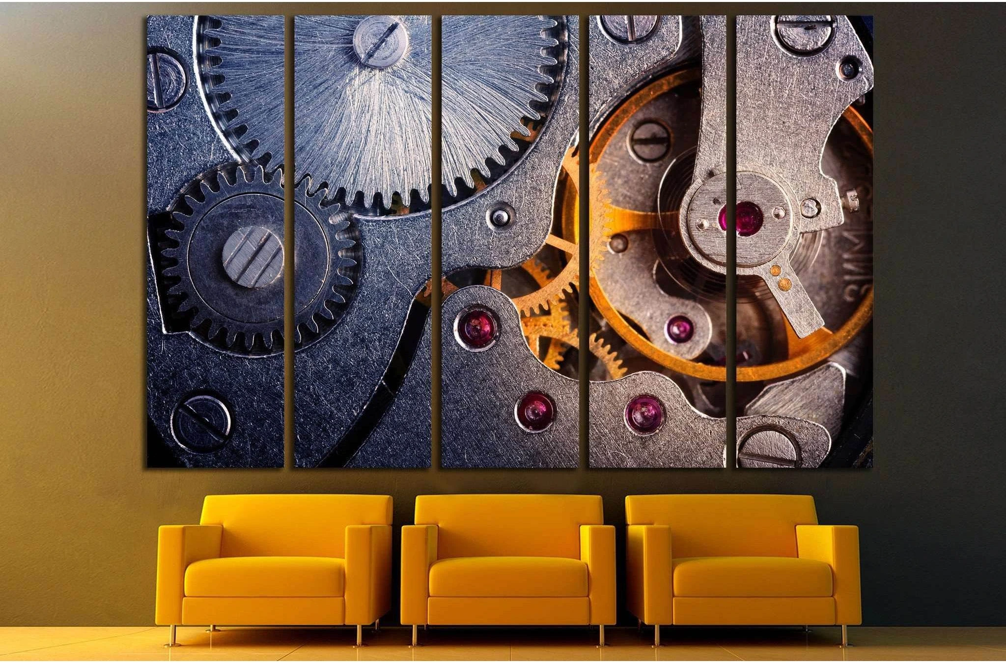 Clockwork №222 Ready to Hang Canvas Print - Zellart Canvas Prints ALL_Products, wd-222