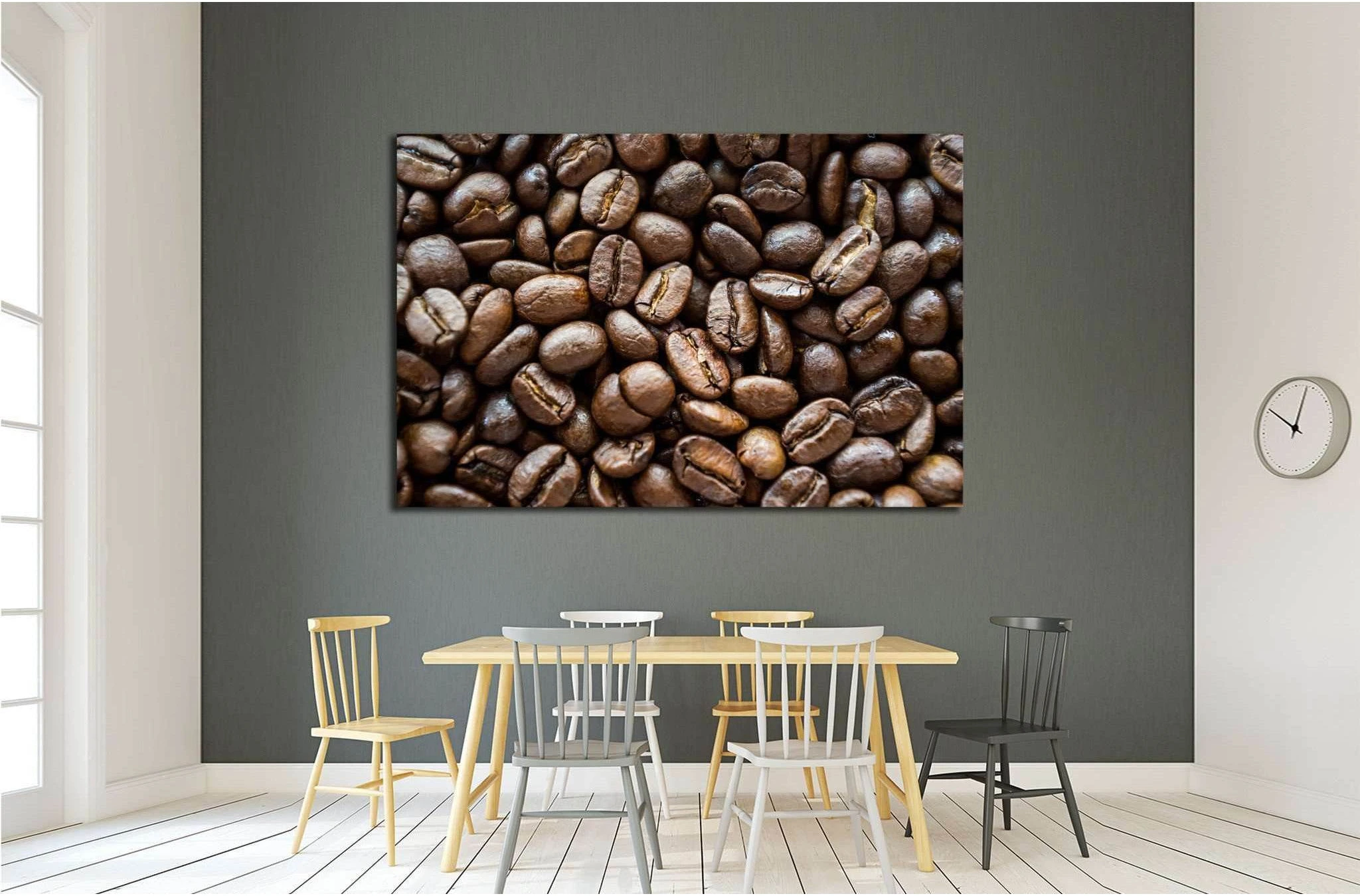 Coffee beans №1913 Ready to Hang Canvas Print - Zellart Canvas Prints ALL_Products, s-1913