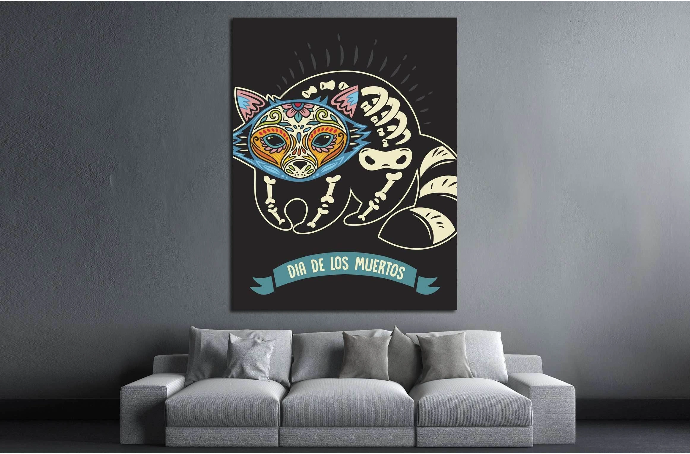 color cat №4582 Ready to Hang Canvas Print - Zellart Canvas Prints ALL_Products, s-4582