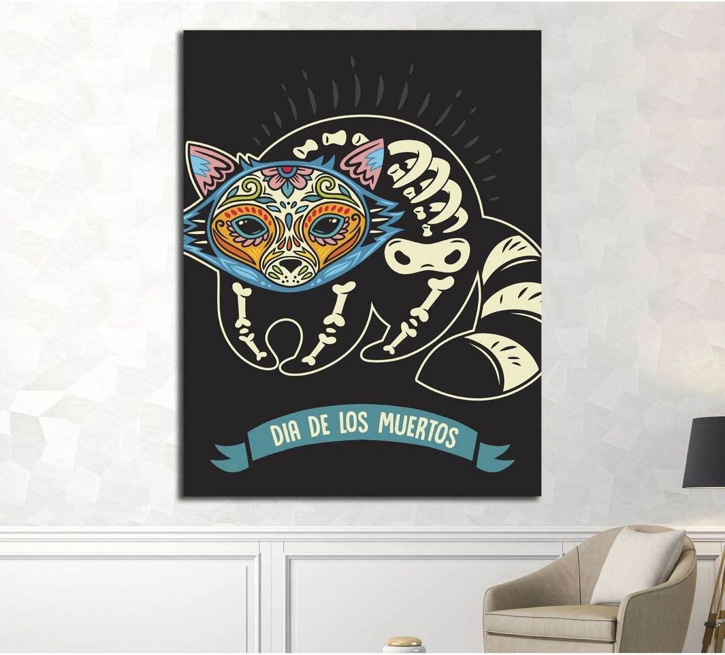 color cat №4582 Ready to Hang Canvas Print - Zellart Canvas Prints ALL_Products, s-4582