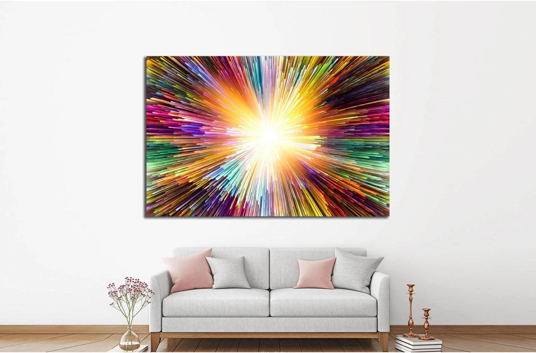 Color Explosion №1057 Ready to Hang Canvas Print - Zellart Canvas Prints ALL_Products, s-1057