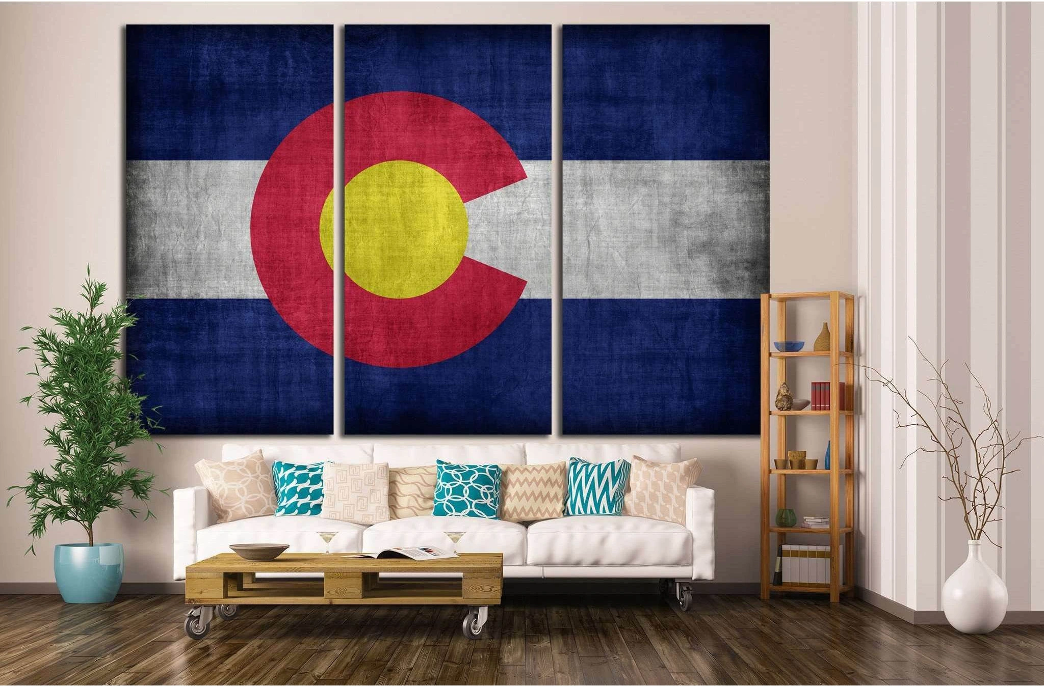 Colorado №652 Ready to Hang Canvas Print - Zellart Canvas Prints ALL_Products, s-652