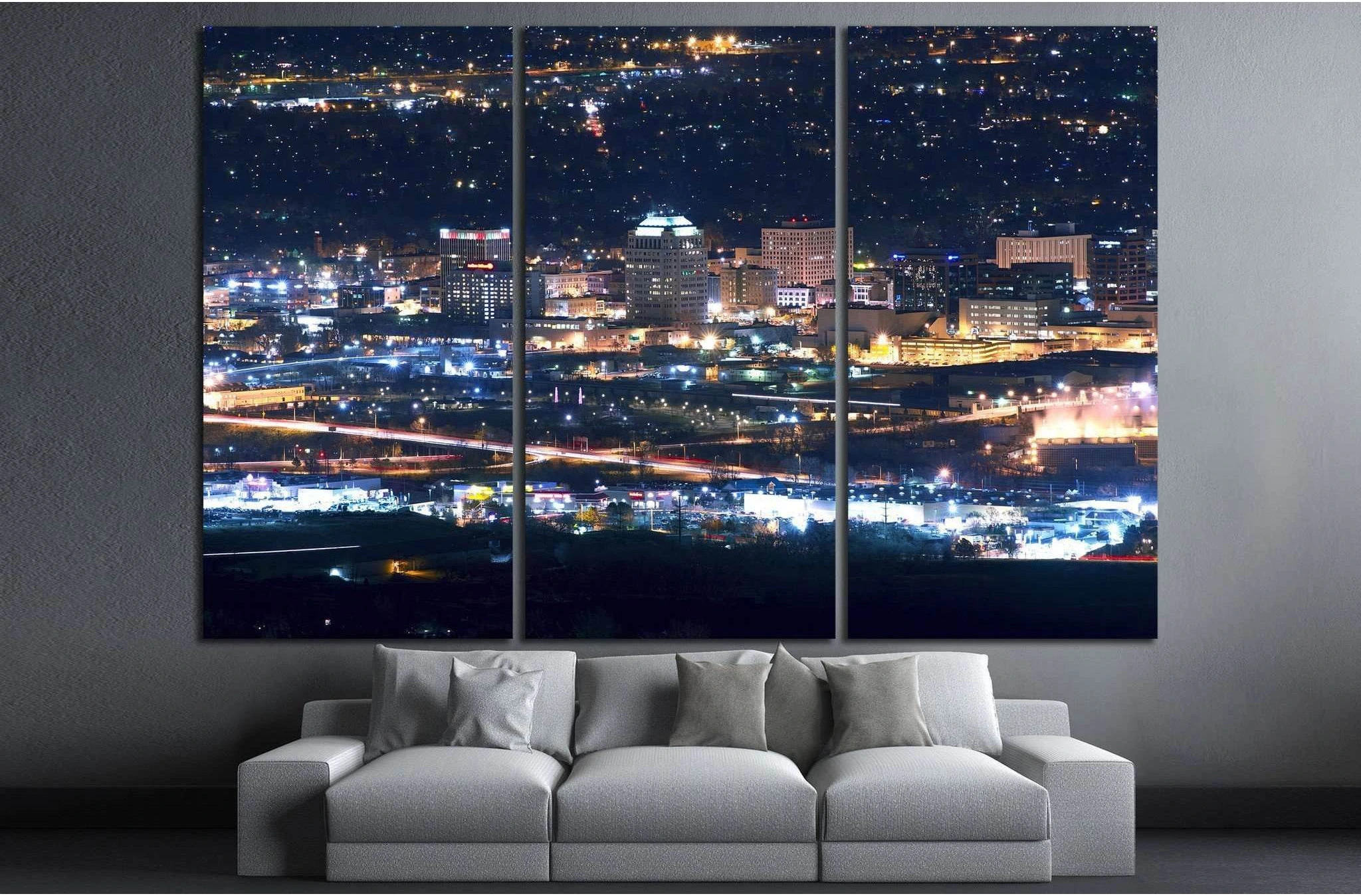 Colorado Springs, United States №1092 Ready to Hang Canvas Print - Zellart Canvas Prints ALL_Products, s-1092