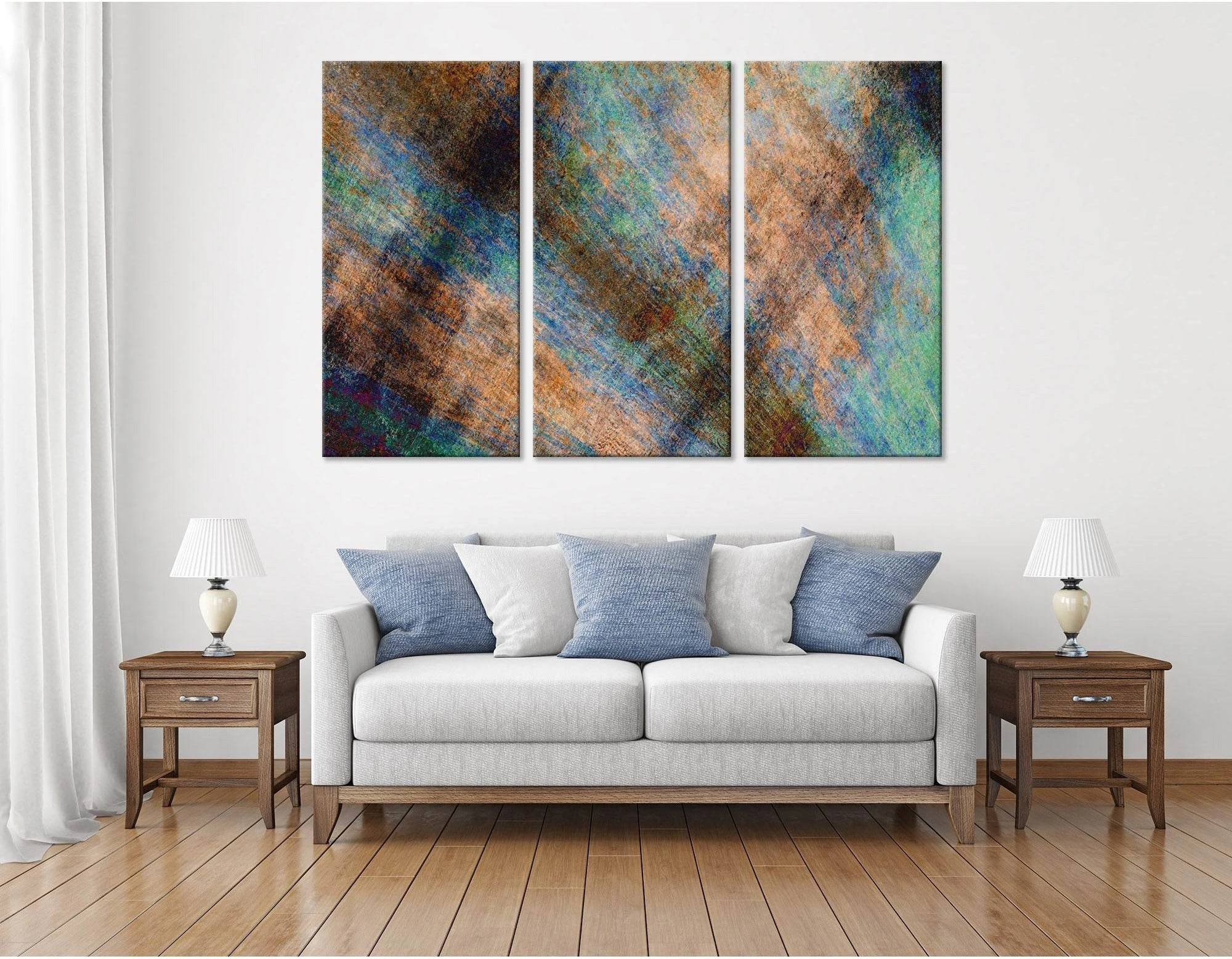 Colorful Abstract №04334 Ready to Hang Canvas Print - Zellart Canvas Prints ALL_Products