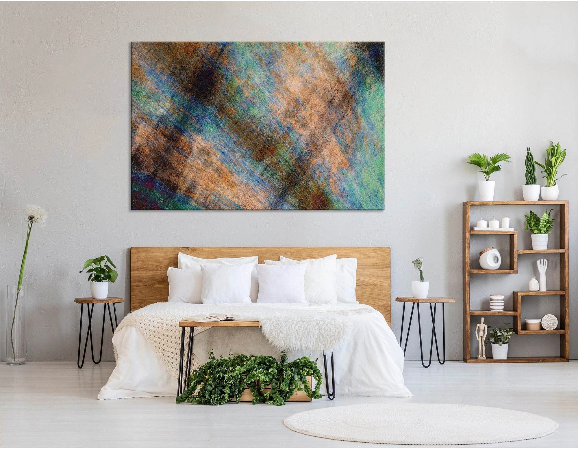 Colorful Abstract №04334 Ready to Hang Canvas Print - Zellart Canvas Prints ALL_Products