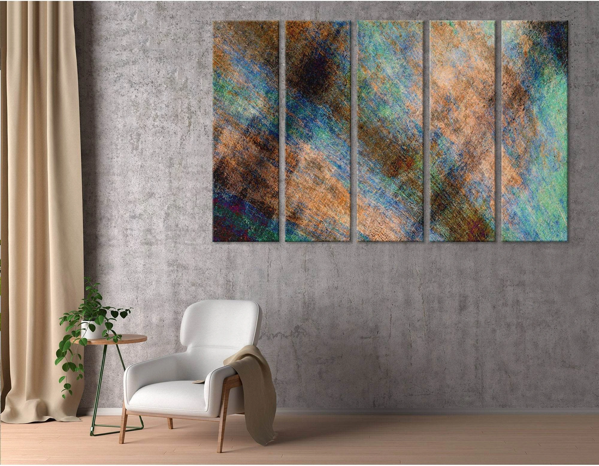 Colorful Abstract №04334 Ready to Hang Canvas Print - Zellart Canvas Prints ALL_Products