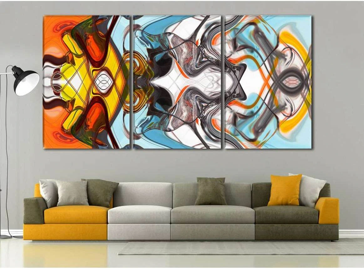 Colorful Abstract №787 Ready to Hang Canvas Print - Zellart Canvas Prints ALL_Products, autopostr_pinterest_65155, autopostr_pinterest_65157, autopostr_pinterest_65158, autopostr_pinterest_65160