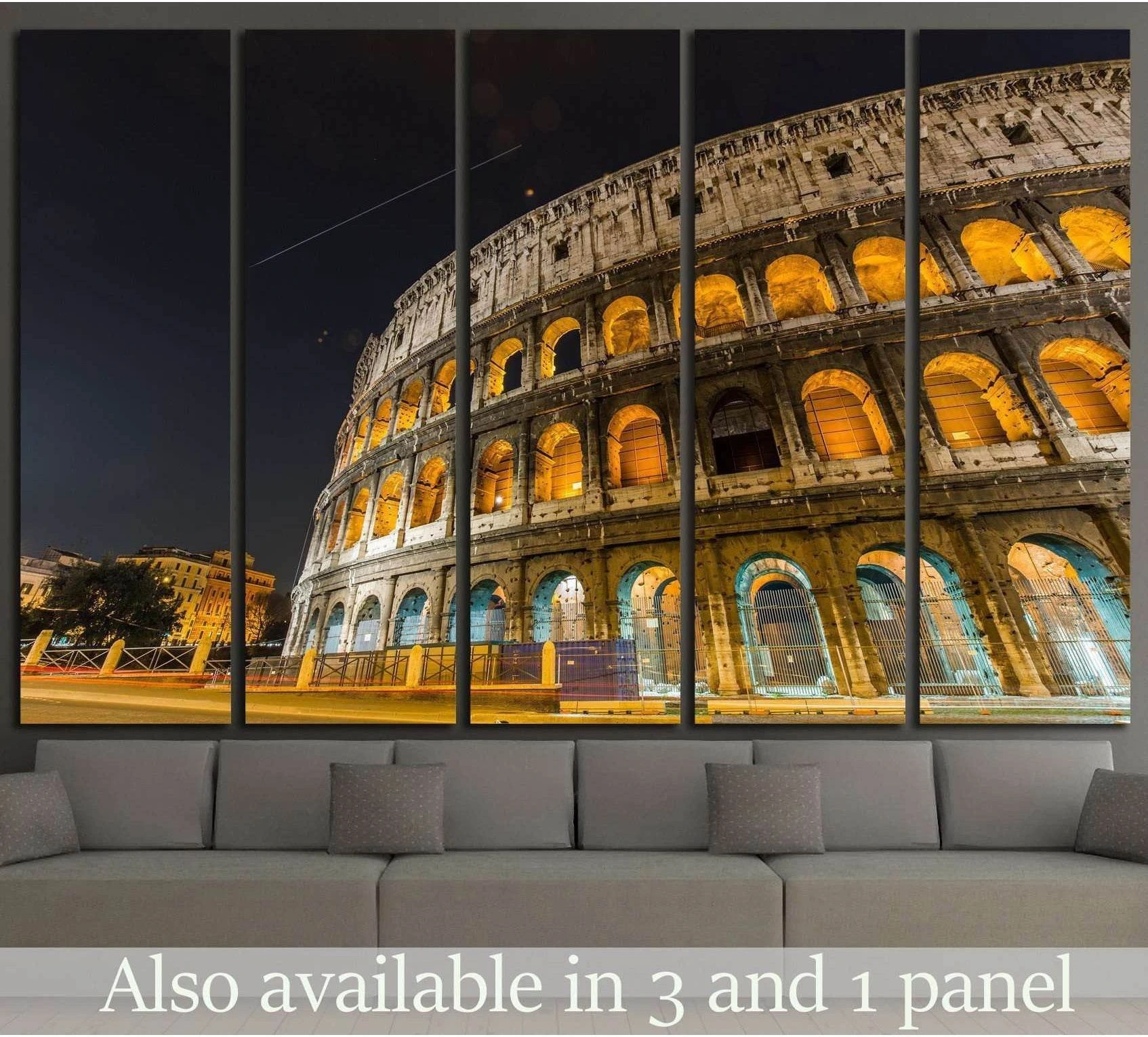 colosseum №739 Ready to Hang Canvas Print - Zellart Canvas Prints ALL_Products, s-739
