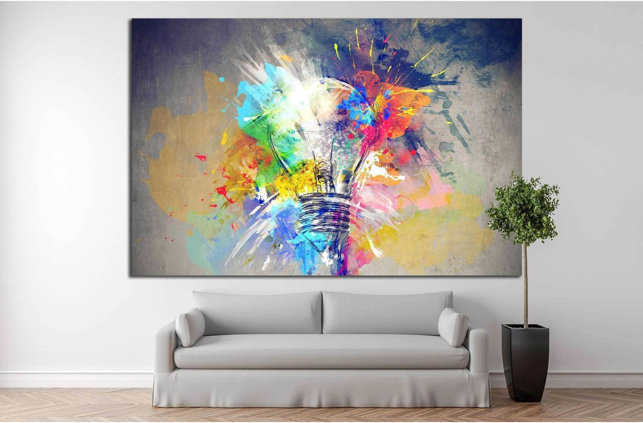 Colours of Life №732 Ready to Hang Canvas Print - Zellart Canvas Prints ALL_Products, s-732