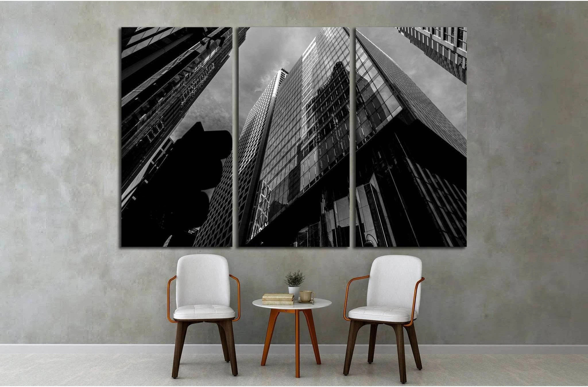 Commercial building in Hong Kong №1576 Ready to Hang Canvas Print - Zellart Canvas Prints ALL_Products, s-1576