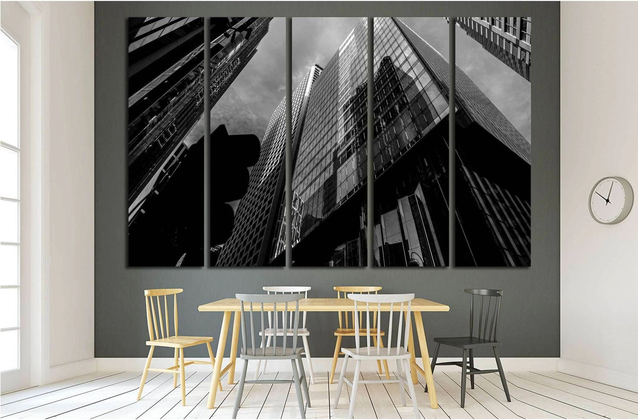 Commercial building in Hong Kong №1576 Ready to Hang Canvas Print - Zellart Canvas Prints ALL_Products, s-1576