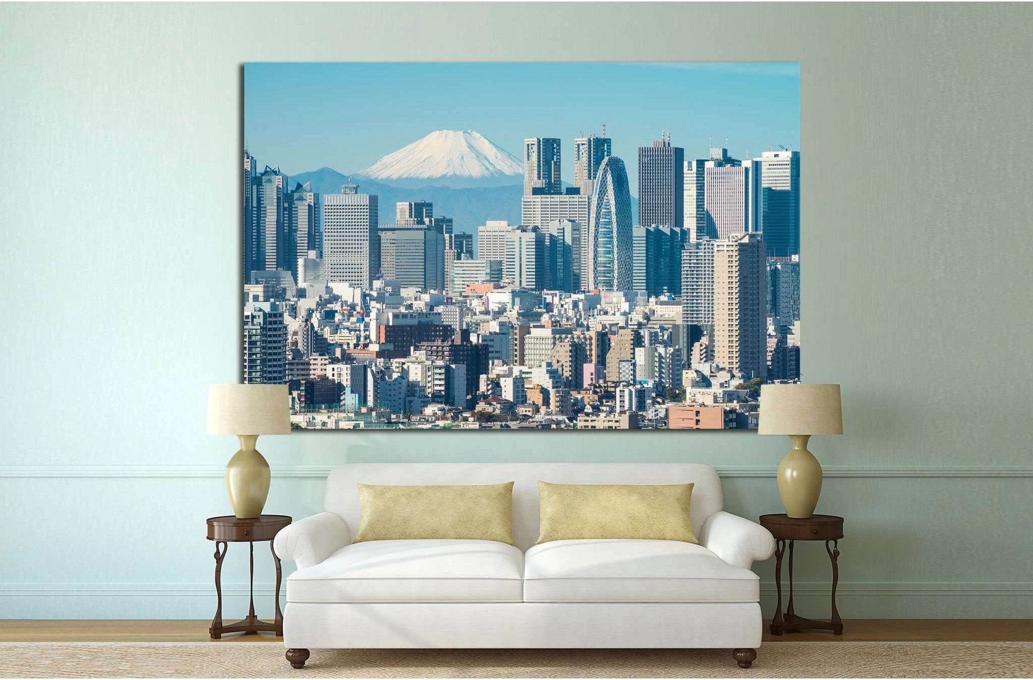 Copy of Tokyo, Japan №1157 Ready to Hang Canvas Print - Zellart Canvas Prints ALL_Products, s-1157