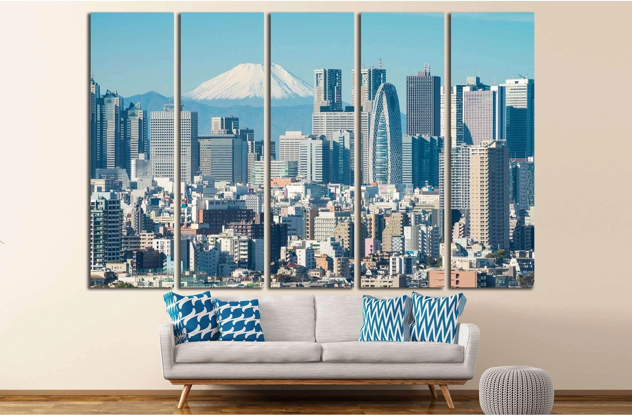 Copy of Tokyo, Japan №1157 Ready to Hang Canvas Print - Zellart Canvas Prints ALL_Products, s-1157