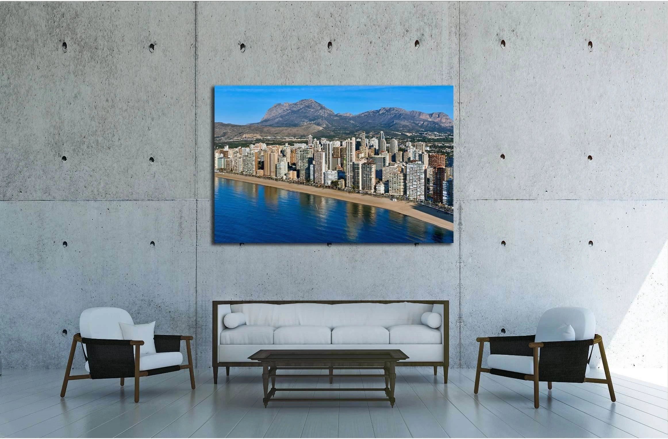Costa Blanca, Alicante province №3049 Ready to Hang Canvas Print - Zellart Canvas Prints ALL_Products, s-3049